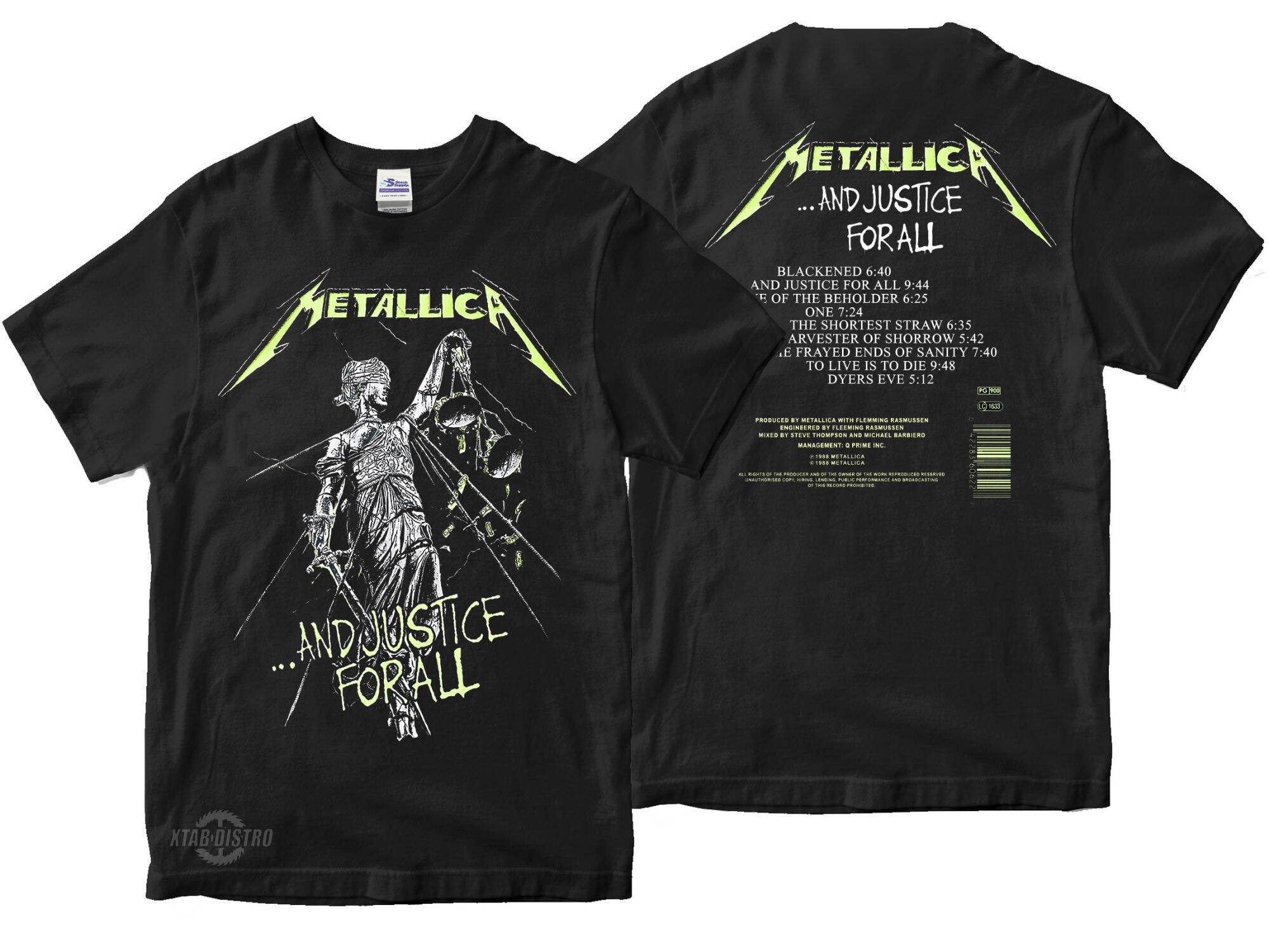 metallica 1988 shirt