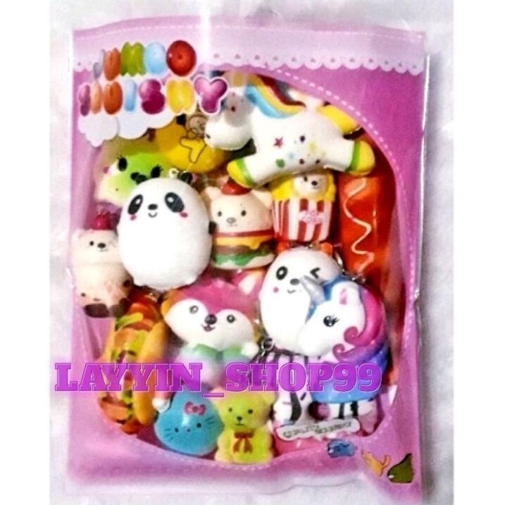 20 Pcs Paket Hemat Squishy lucu Squishy murah Squishy animal Squishy