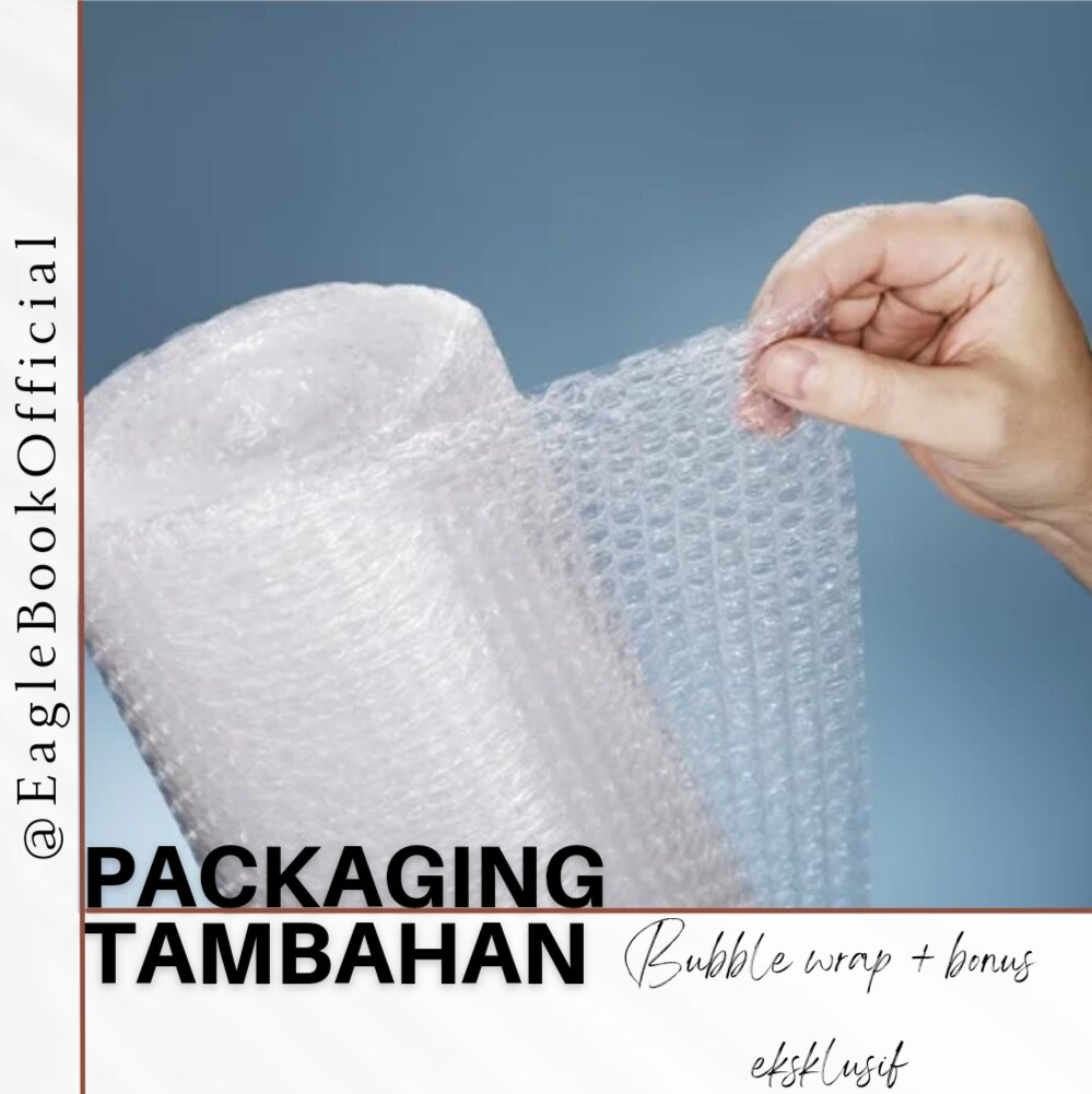 packing plastik pelindung paket Bubble wrap anti air plus bonus eksklusif