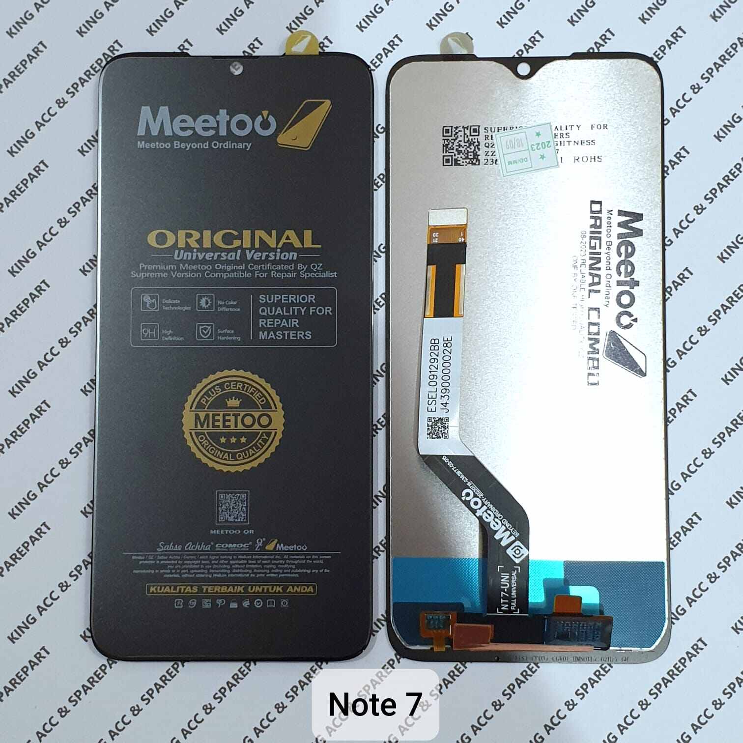 ORIGINAL MEETOO LCD TOUCHSCREEN XIAOMI REDMI NOTE 7 NOTE 7 PRO NOTE 7S Giá 110,000 Đồng*Miễn phí vận chuyển
