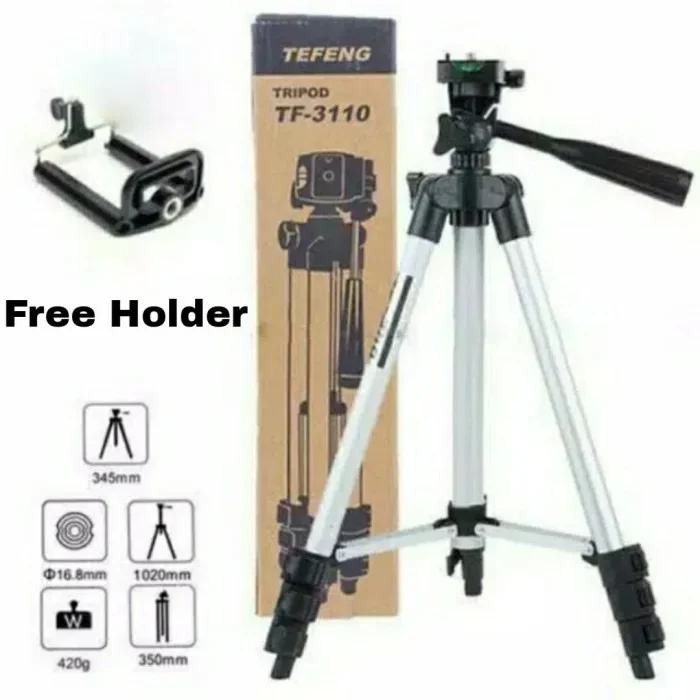 Weifeng Tripod 3110 - Tripod dan Kamera Universal + Free Holder U dan Tas Tripod Dudukan Kamera