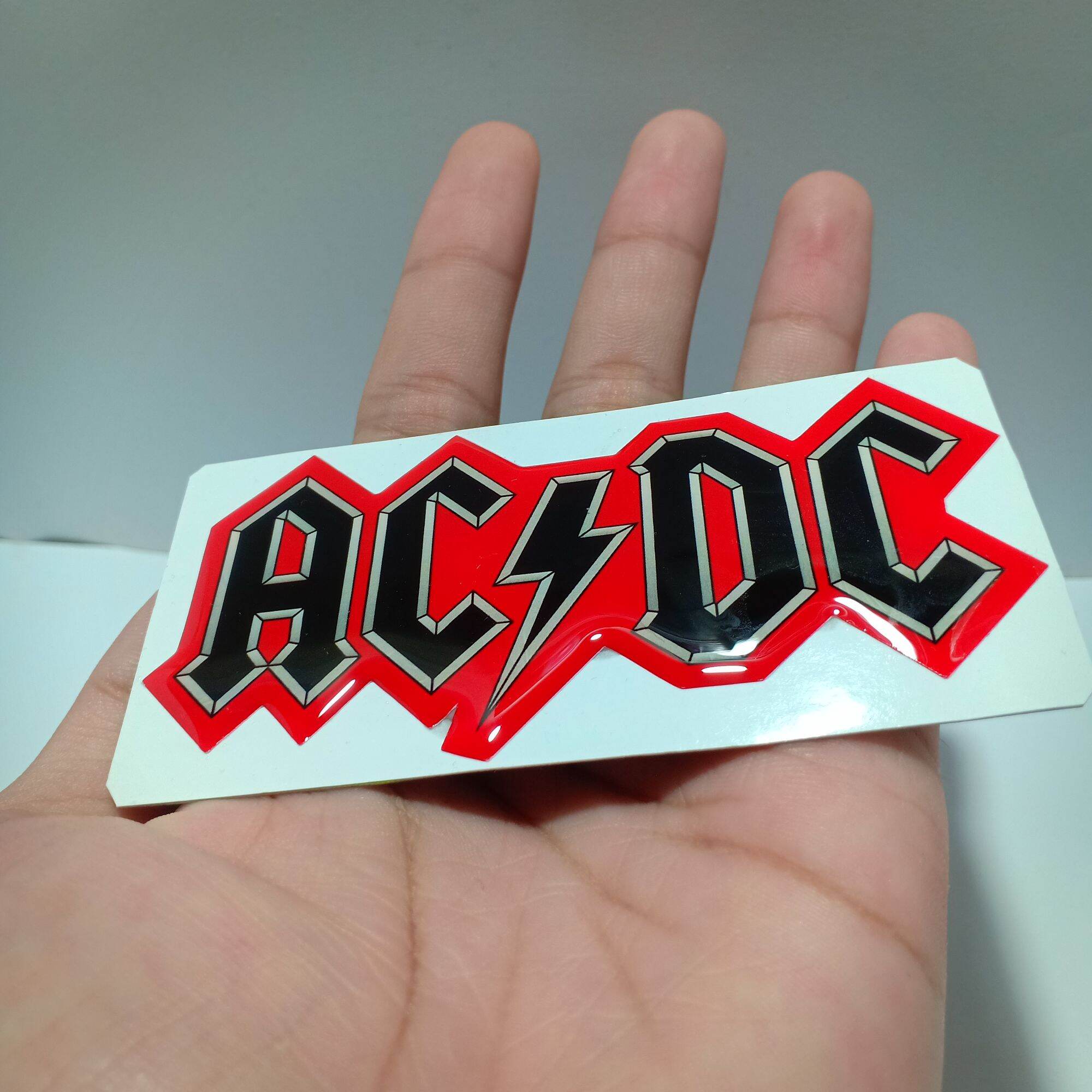AC DC Emblem sticker timbul resin lentur | Lazada Indonesia