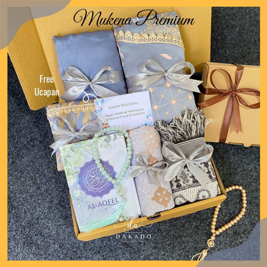 Hampers Mukena SET Seserahan Kado pernikahan / Hampers Alat Sholat Mukena Kado Pacar