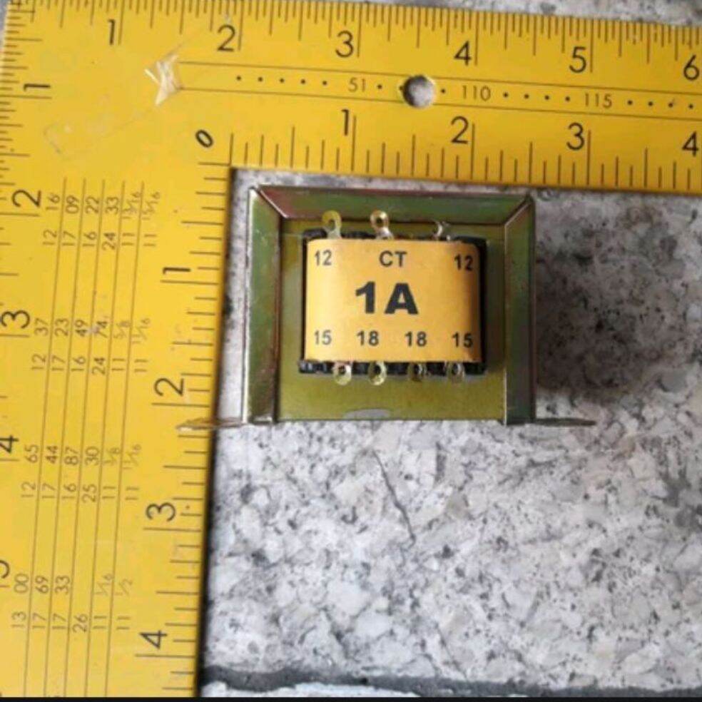 trafo 1 ampere ct 18 v trafo 1a 1 a 1ampere transformator | Lazada