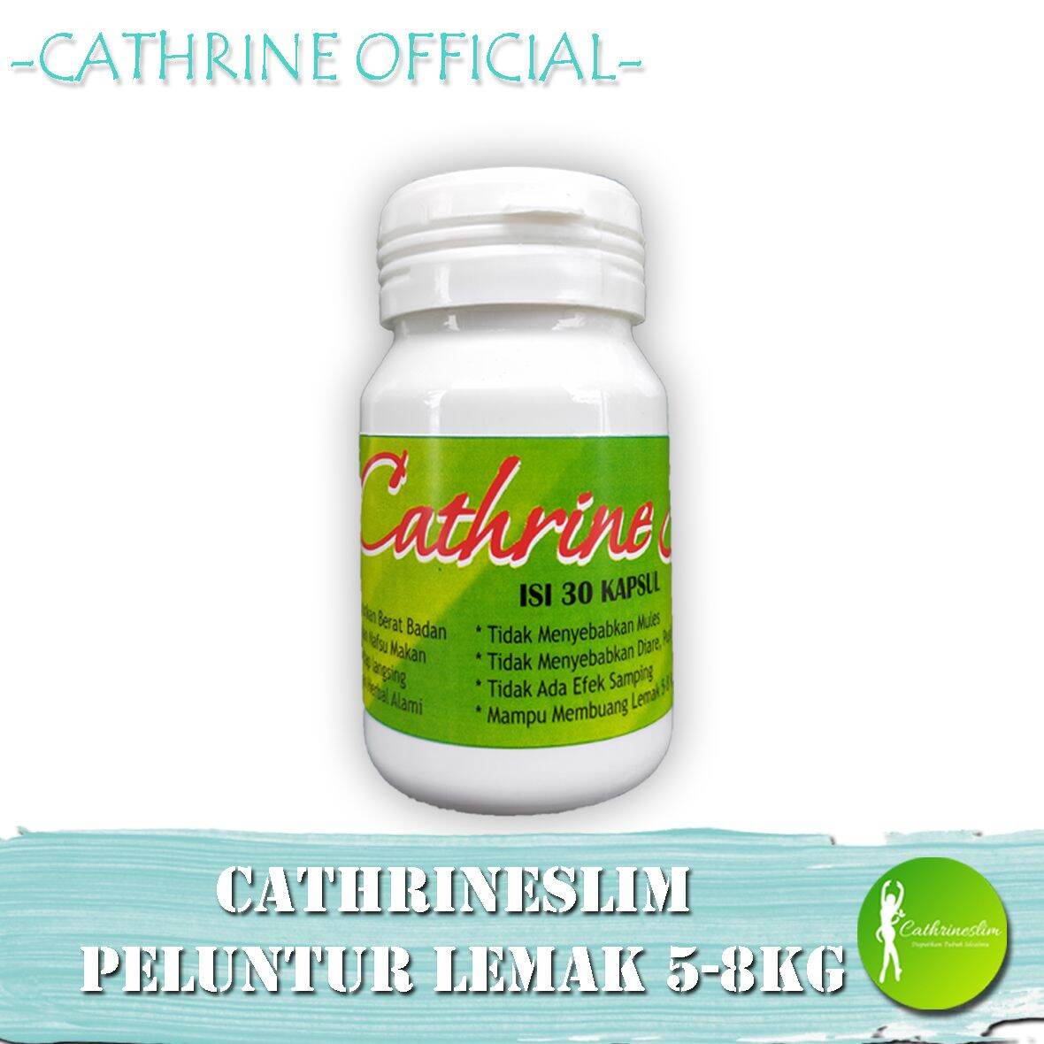 Cathrine Slim 1 Botol Isi 30 Kapsul – Suplemen Diet Herbal