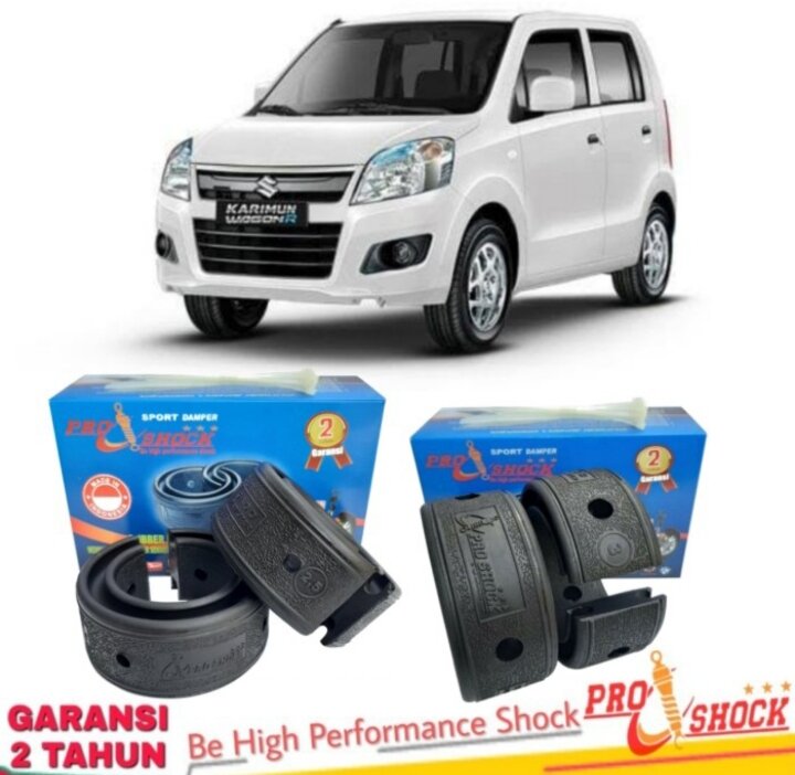 Sport Damper KARIMON WAGON R Sepaket Depan dan Belakang bergaransi 2 tahun Harga 810,000 rupiah*Gratis Ongkir