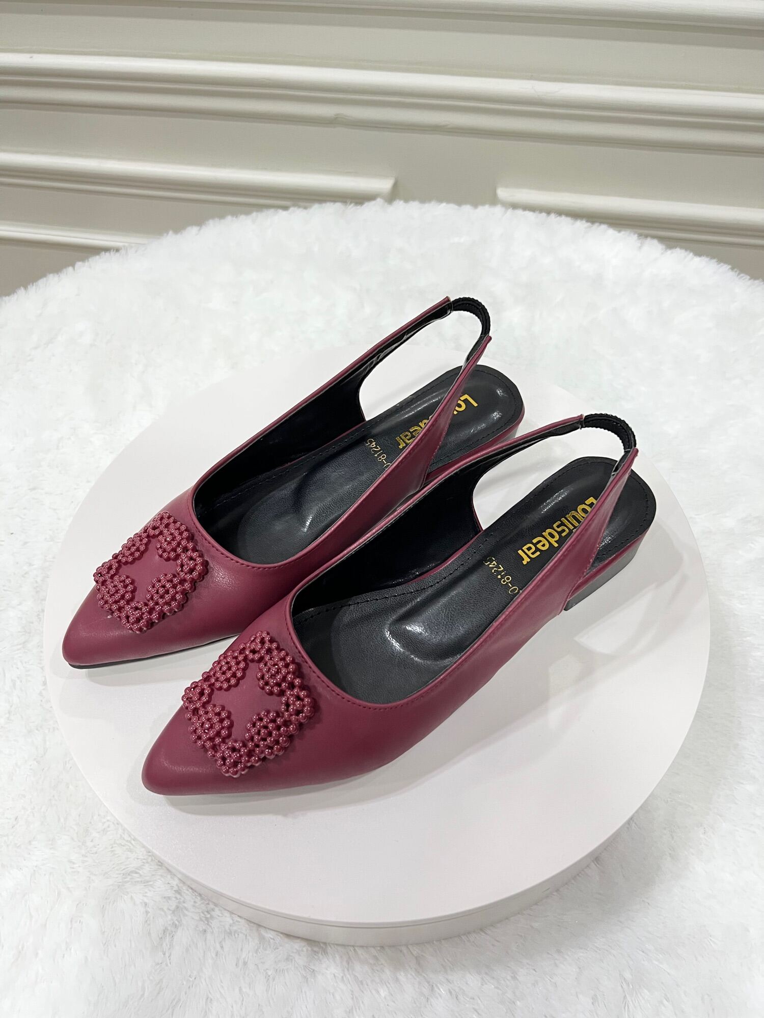 sepatu flat shoes terbaru LOUISDEAR sepatu flat 2 cm bahan dove B70 dengan kualitas bagus dan