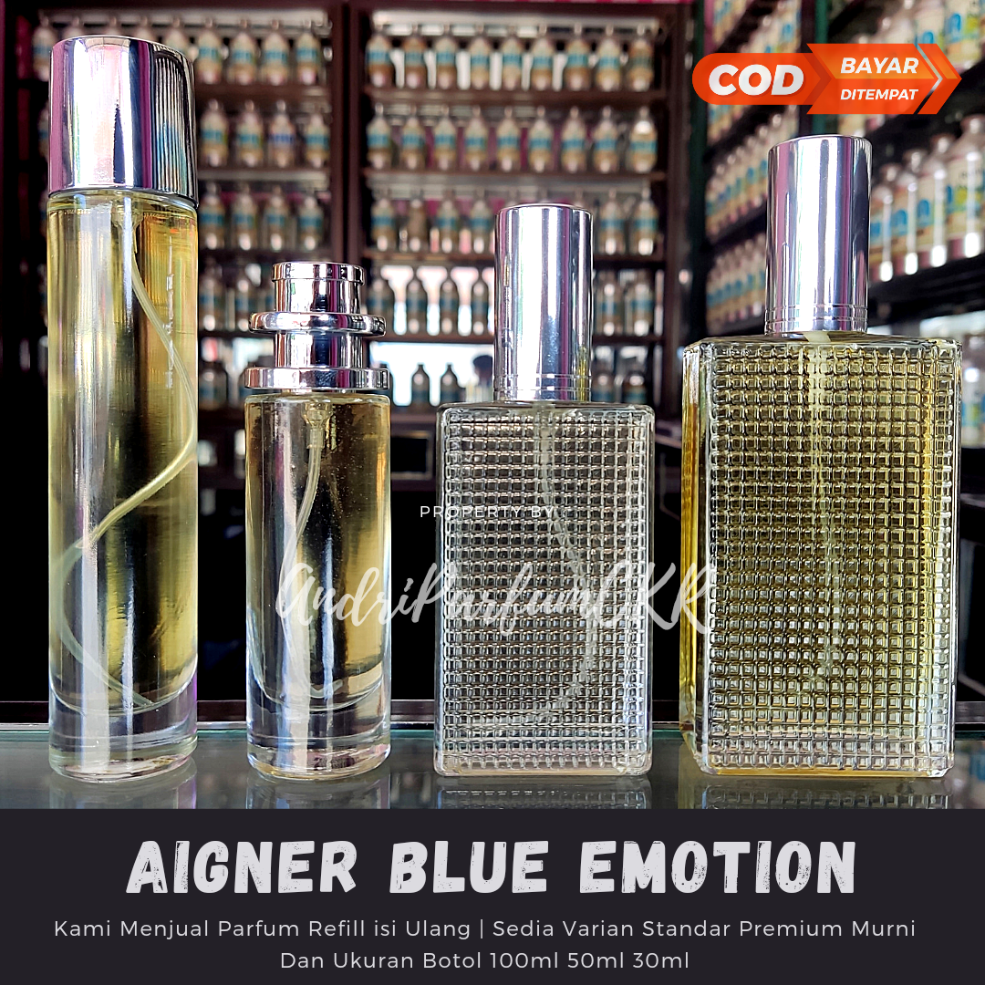 PARFUM PRIA AIGNER BLUE EMOTION MURNI NON ALKOHOL TAHAN LAMA