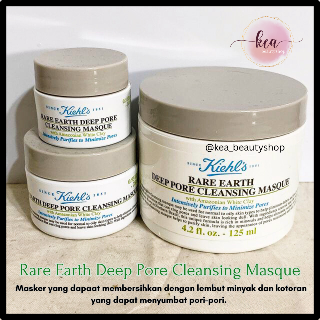 KIEHLS RARE EARTH DEEP PORE CLEANSING MASQUE MASK 125ml Lazada Indonesia