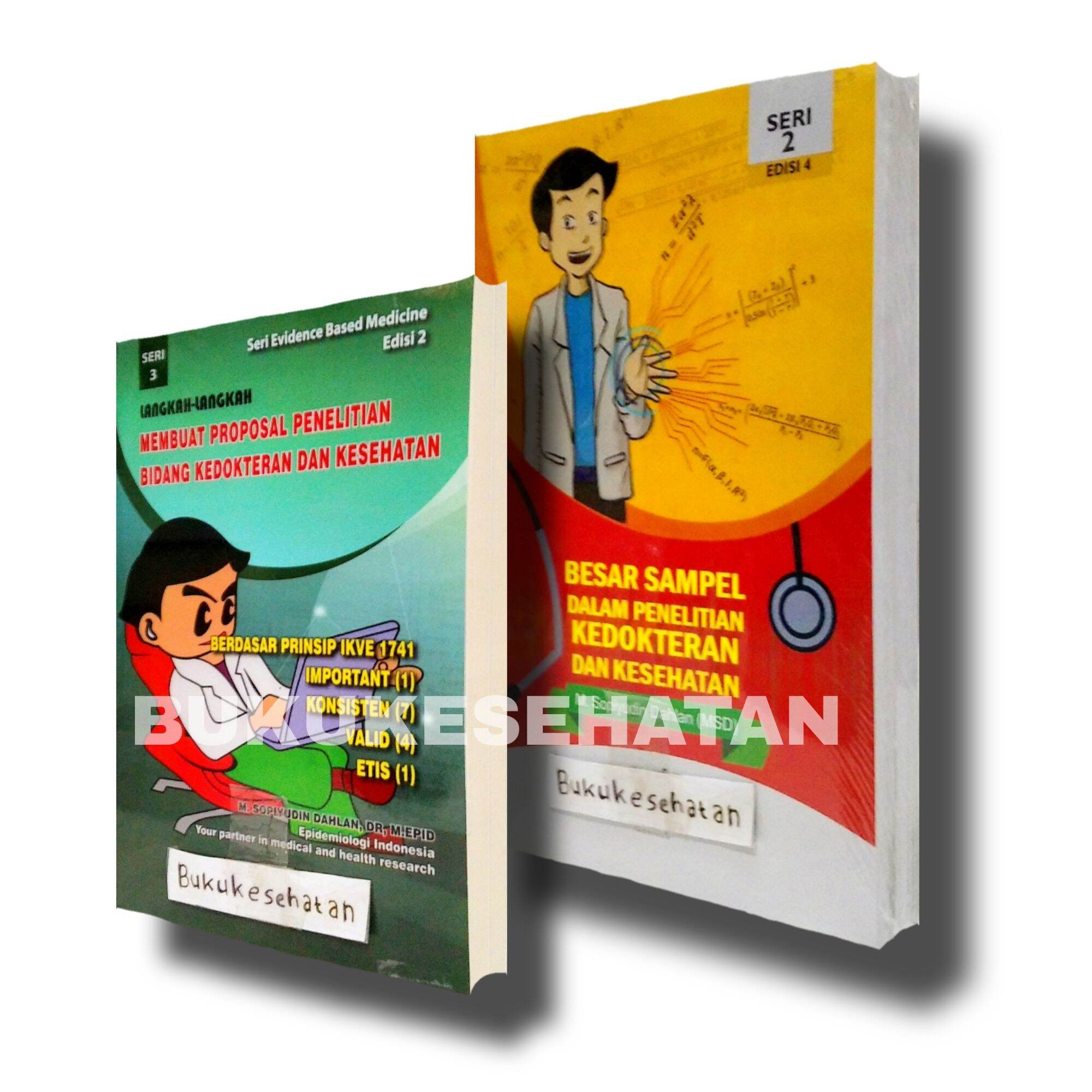 PAKET BUKU BESAR SAMPEL Dan LANGKAH LANGKAH MEMBUAT PROPOSAL PENELITIAN KEDOKTERAN KESEHATAN