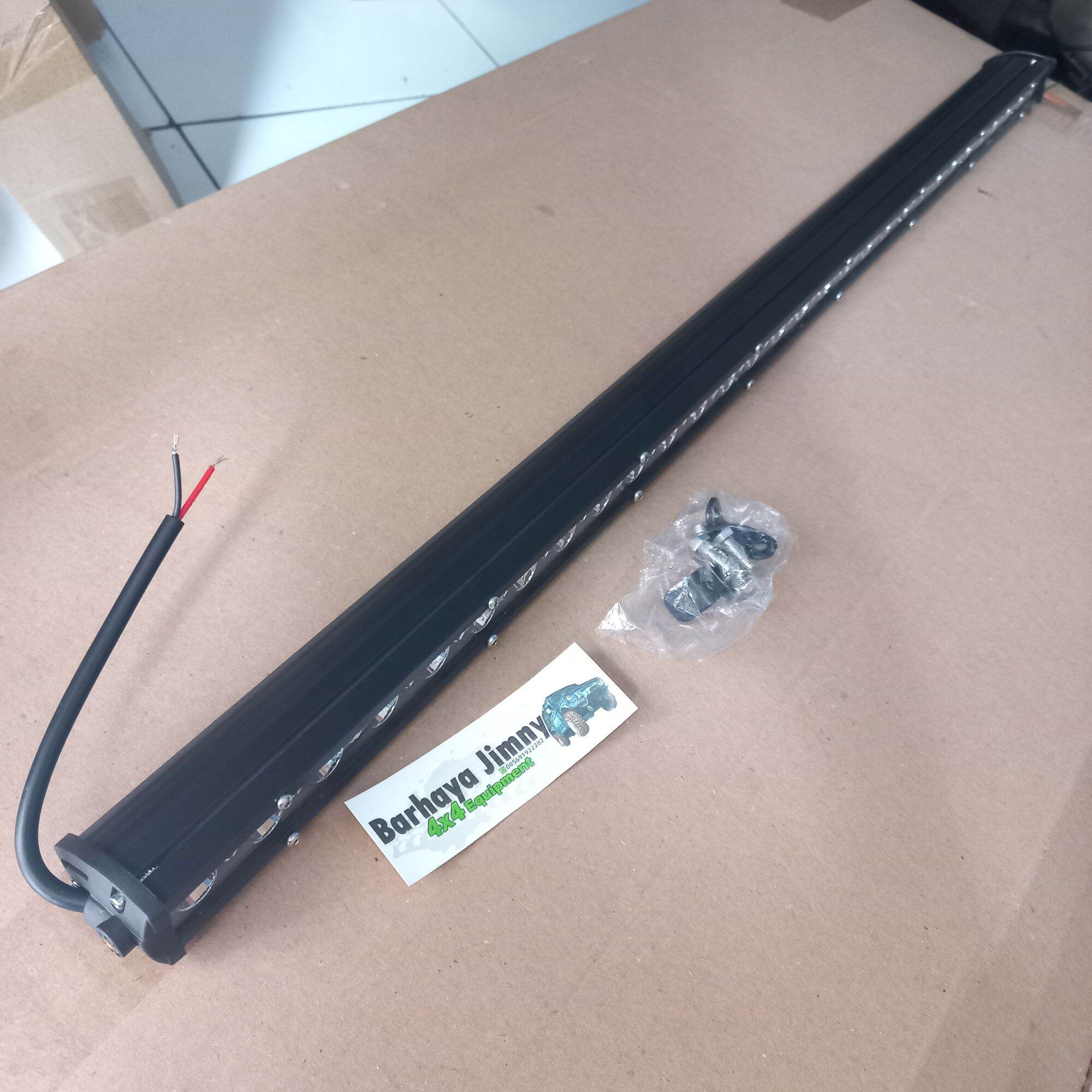 LED BAR SINGEL ROW 80CM 90WATT LEDBAR OFFROAD PUTIH TERANG JIMNY KATANA ...