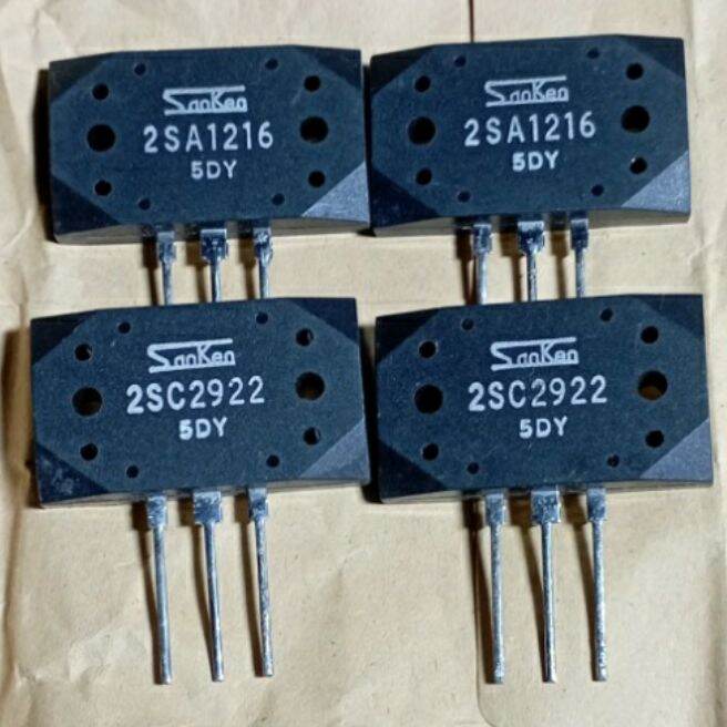2SA 1216-2SC 2922 KIT PAIR TRANSISTOR - 1x2SA1216 1x2SC2922 - by AGS Electronics srl 2SA 1216-2SC 2922 KIT PAIR TRANSISTOR - 1x2SA1216 1x2SC2922 - by AGS Electronics srl