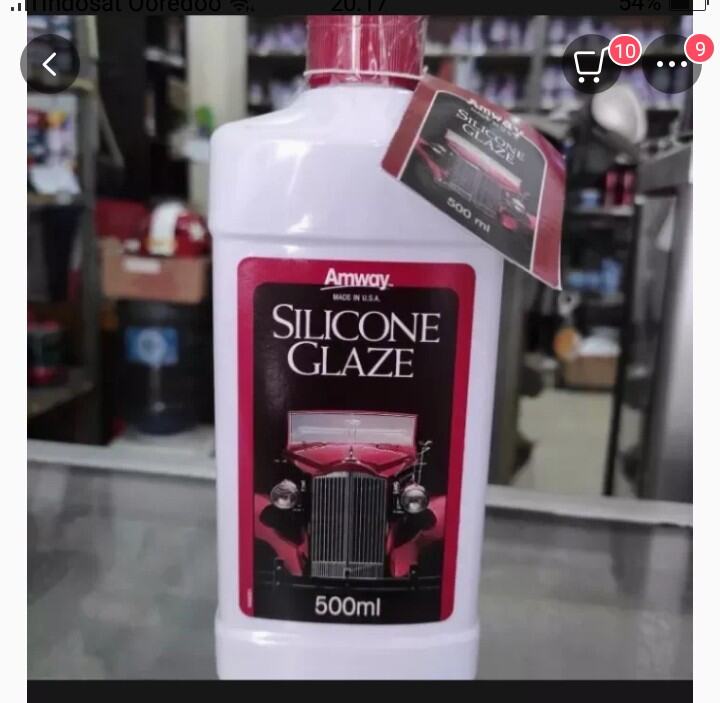 Amway Silicone Glaze Wax Polish Car Menghilangkan Noda dan Mengkilap