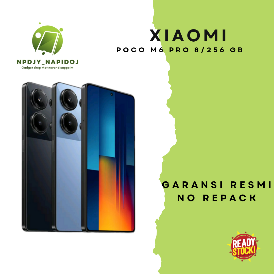 XIAOMI Poco M6 Pro 8/256 Garansi Resmi Harga  2,999,000 Ringgit*Penghantaran Percuma