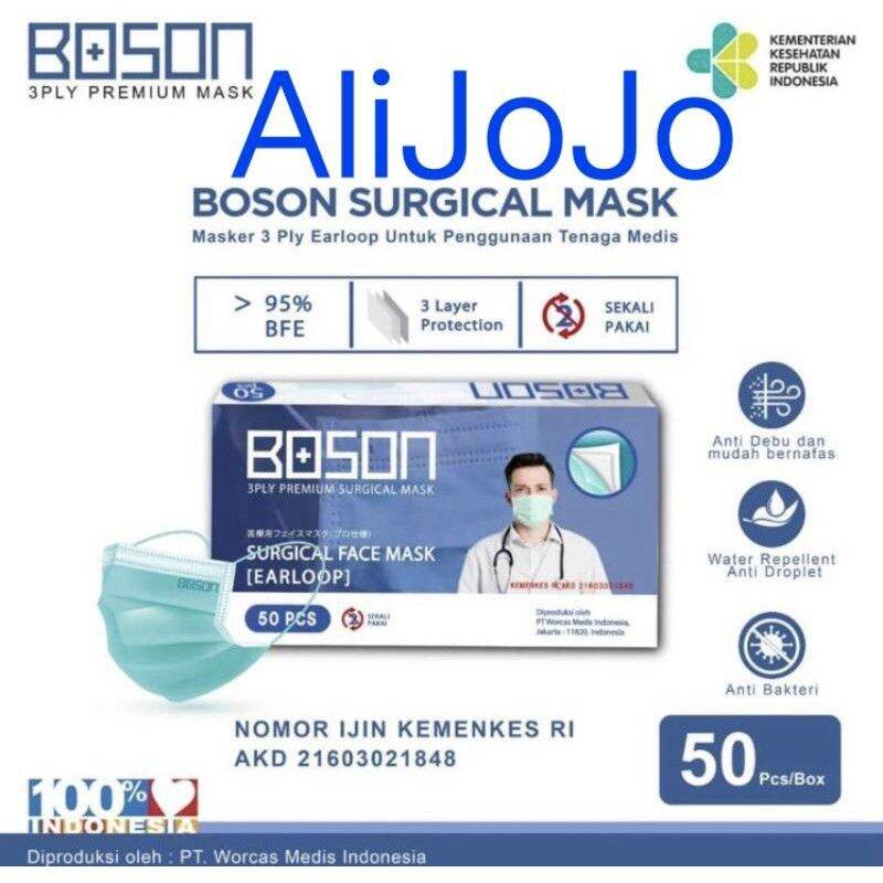 masker boson 3 ply