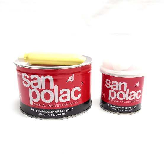 DEMPUL SANPOLAC 250 GRAM/dempul plastik sanpolac 1/4/Dempul Sanpolac Plastik 250 Gram Dempul Mobil Dempul Besi Harga 30,217 rupiah*Gratis Ongkir