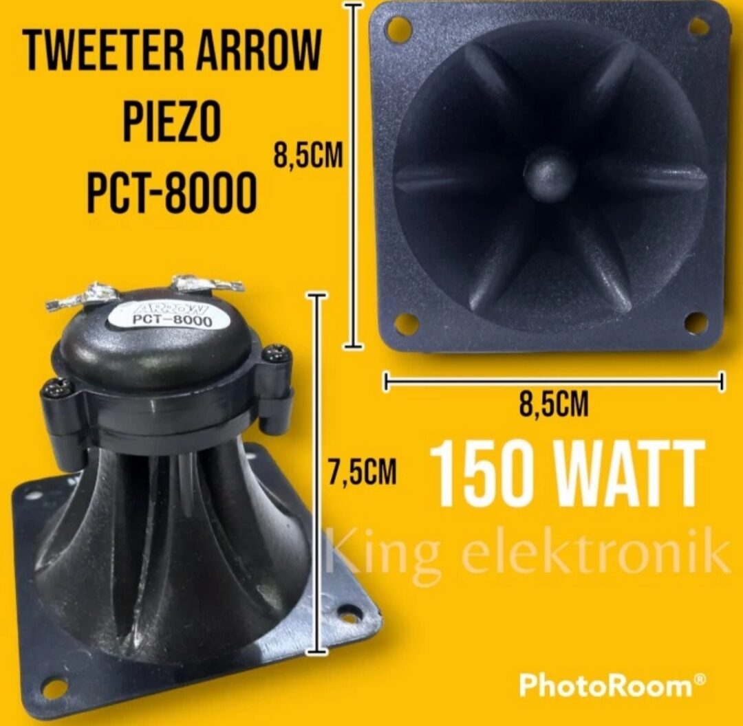 TWEETER ARROW PCT-5000 JARING PIEZO 200W (harga sudah termasuk packing  bubblewrap)