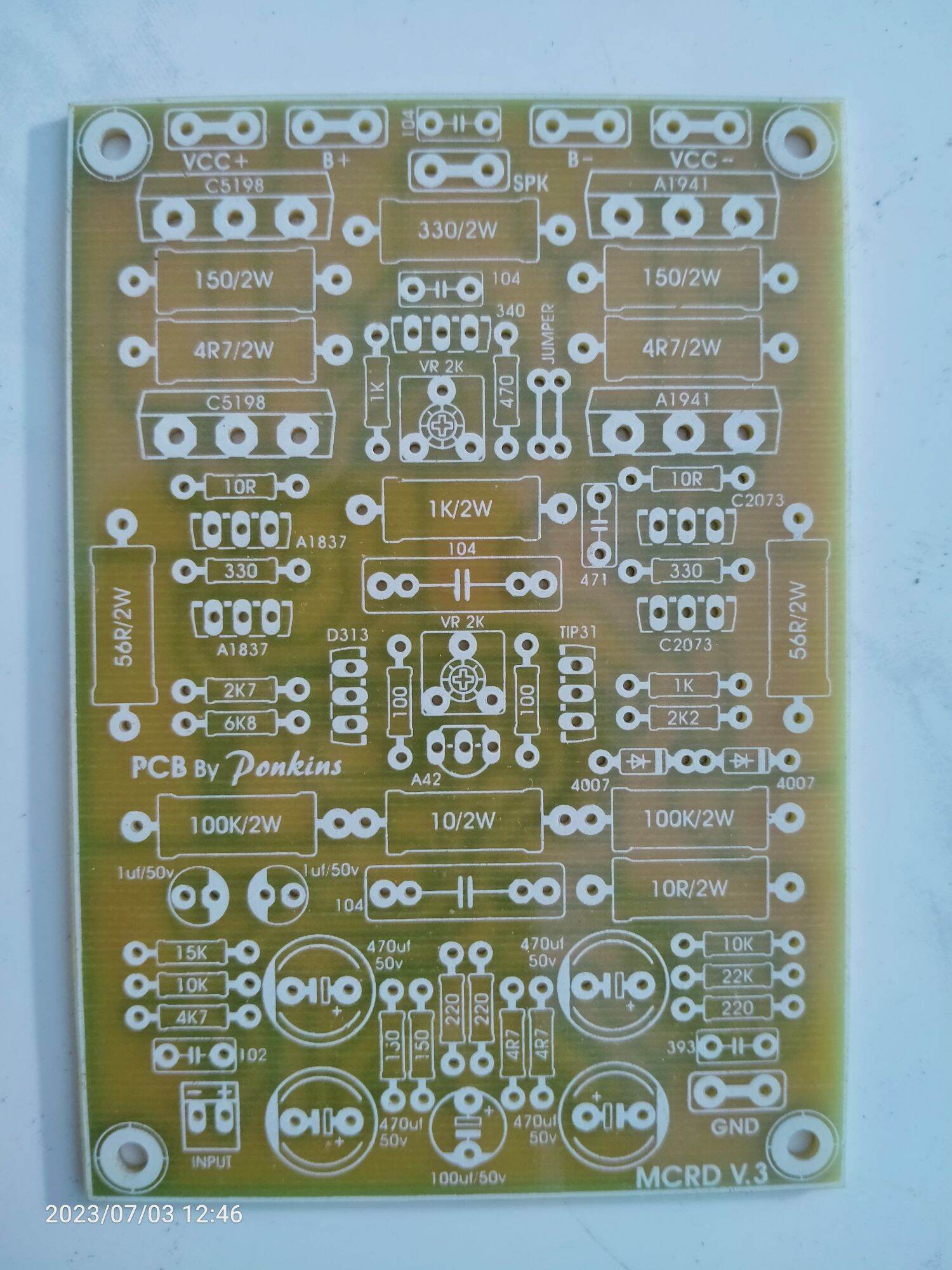 Pcb Mcrd V Bahan Fr Tebal Lazada Indonesia