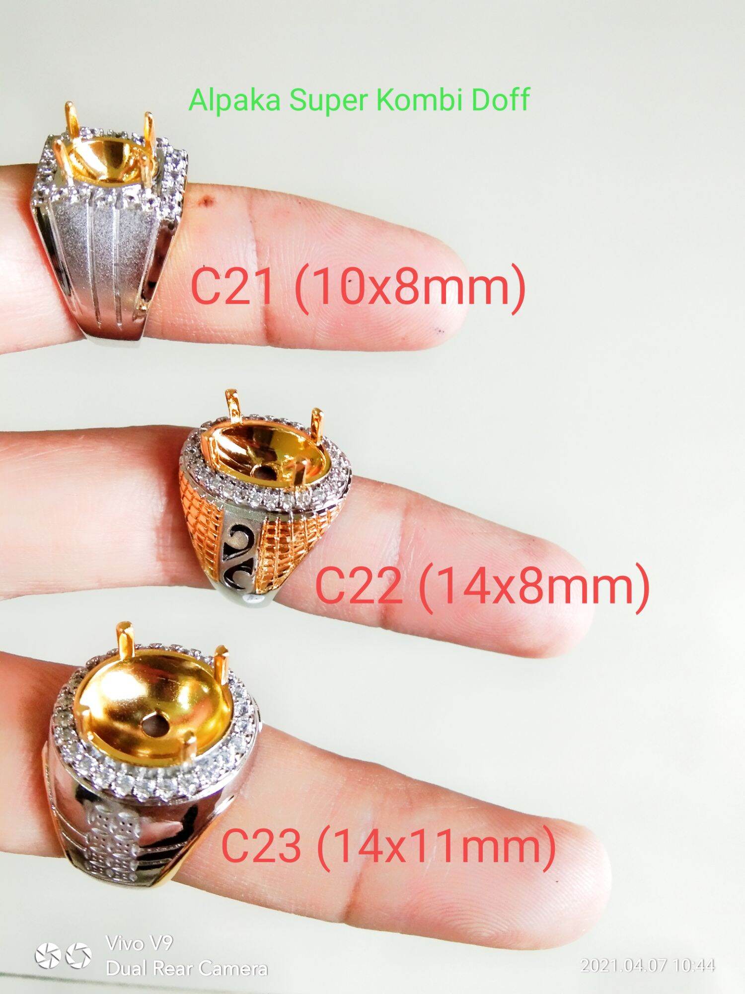 Ring Cincin Emban Alpaka Super Kombi Doff1 Lazada Indonesia