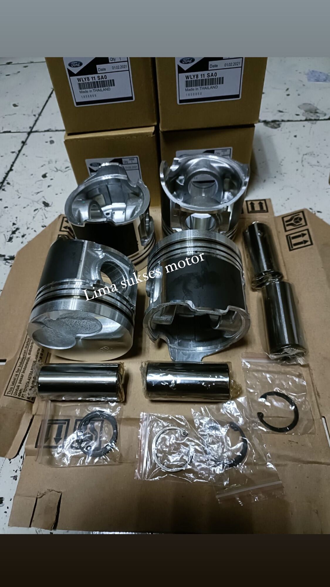 Piston Seher Assy Baja Ford Ranger Cc Std Original