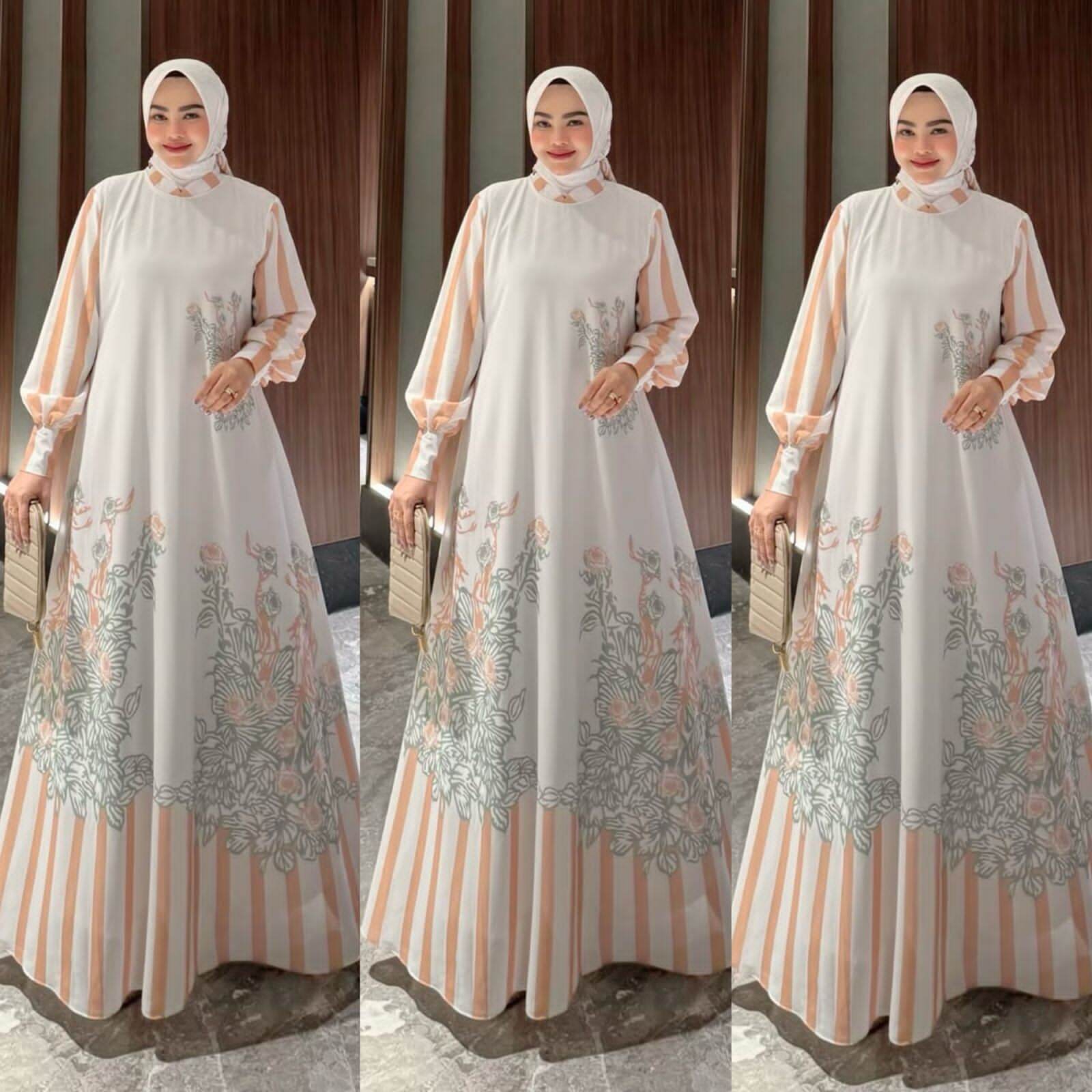 Dhalia Dress Gamis Hijab Hari Raya Terbaru Terviral Lazada Indonesia