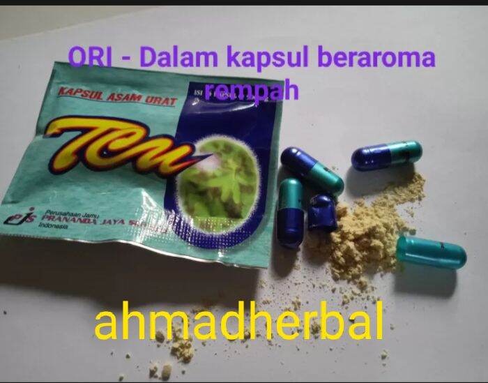 TCU Kapsul ORIGINAL Obat Asam Urat Rematik ORIGINAL 48 kapsul