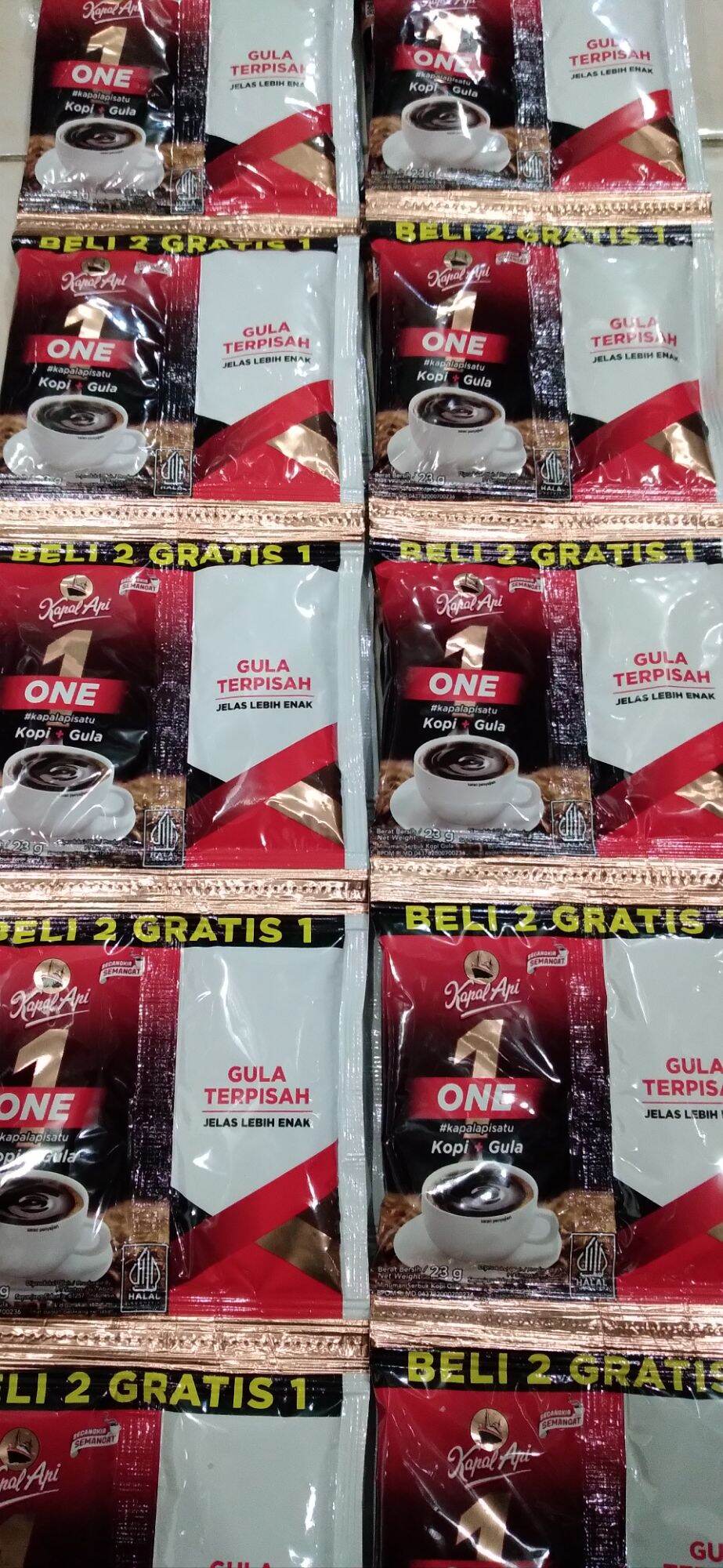 Kopi Kapal Api Gula Terpisah 1 renceng 15 sachet Lazada Indonesia