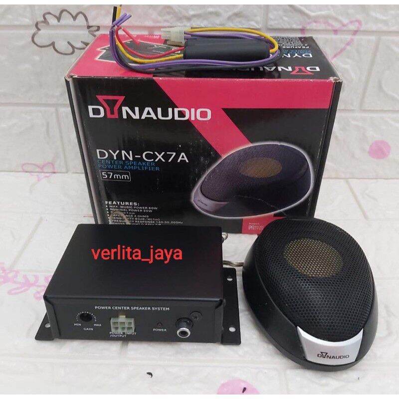 Speaker center DYNAUDIO DYN-CX7A sudah dapat Power amplifier