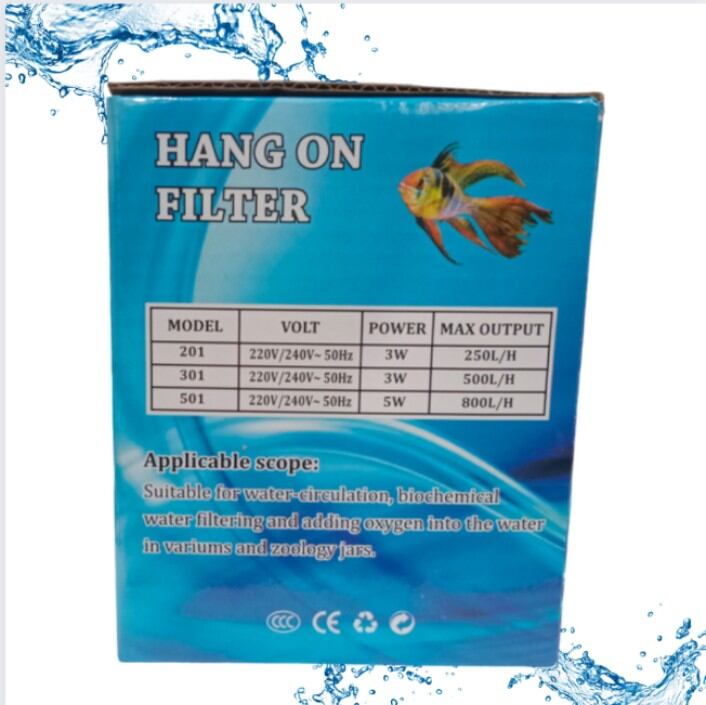 LUCKINESS 201 HANG ON FILTER GANTUNG AQUARIUM AQUASCAPE
