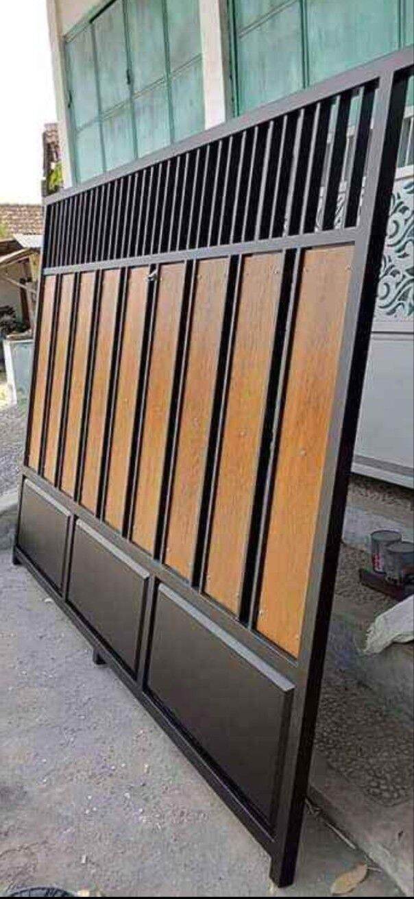 pagar besi motif kayu Lazada Indonesia