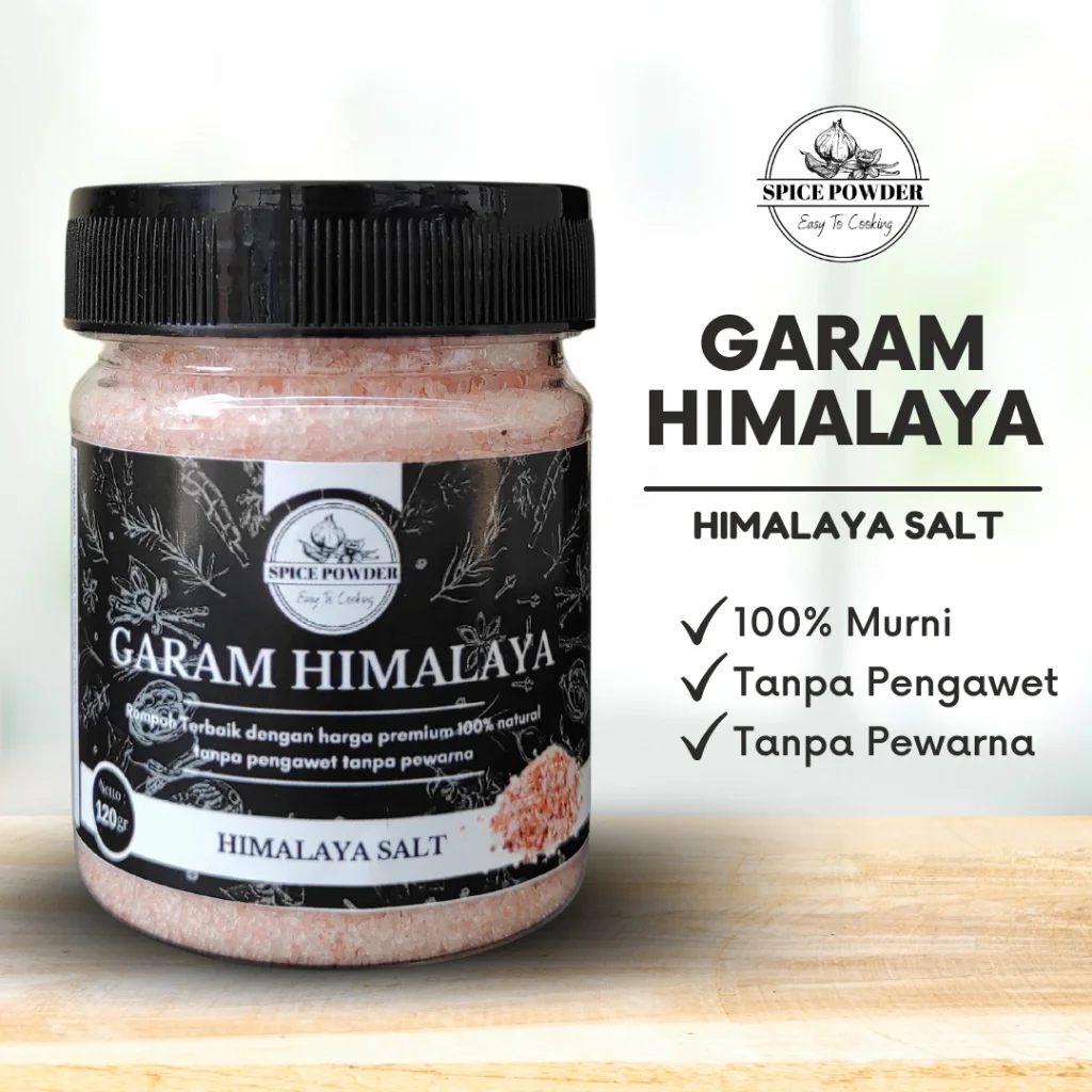 Garam Himalaya - Himalayan Salt Premium Himalayan Pink Salt 100% Murni