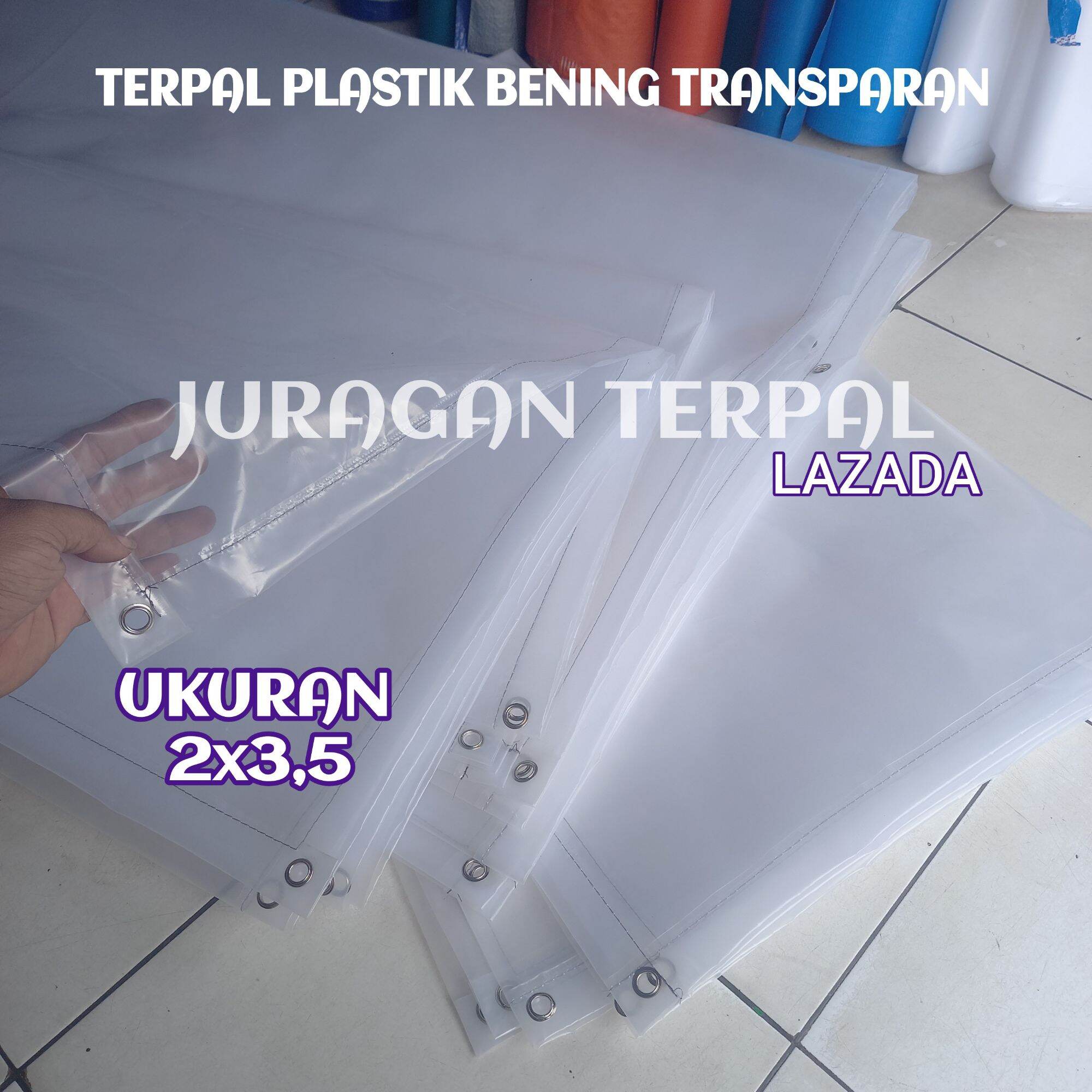 Terpal Plastik Bening Transparan Ukuran 2x35 Lazada Indonesia 4368