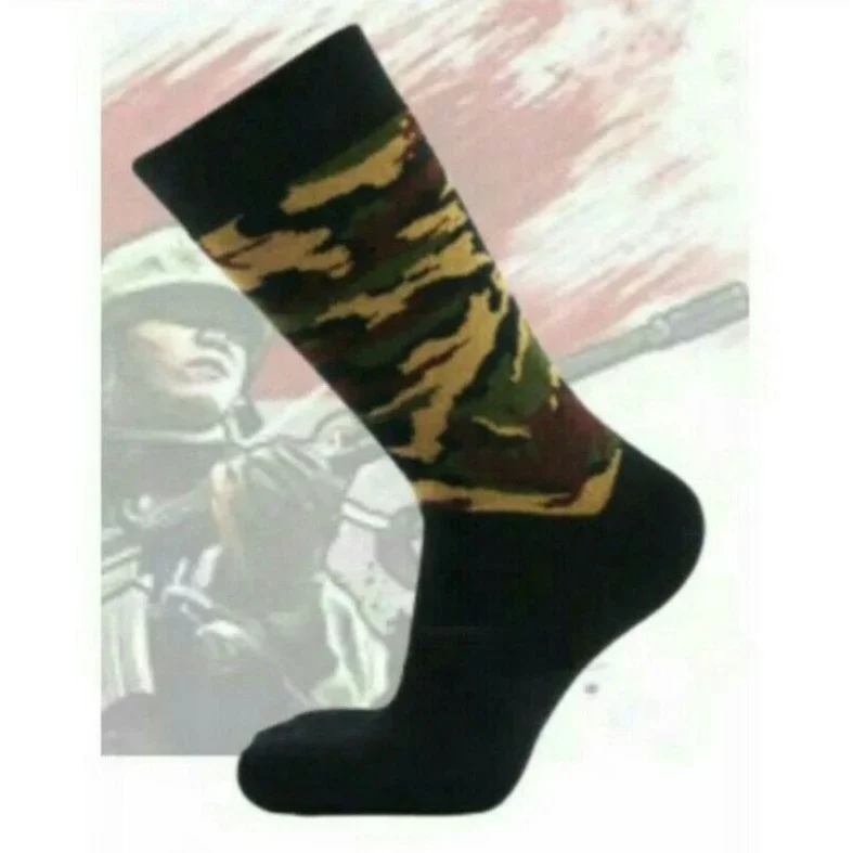 Kaos Kaki TNI Loreng Brimob Panjang Premium Tebal Harga  12,900 rupiah*Gratis Ongkir