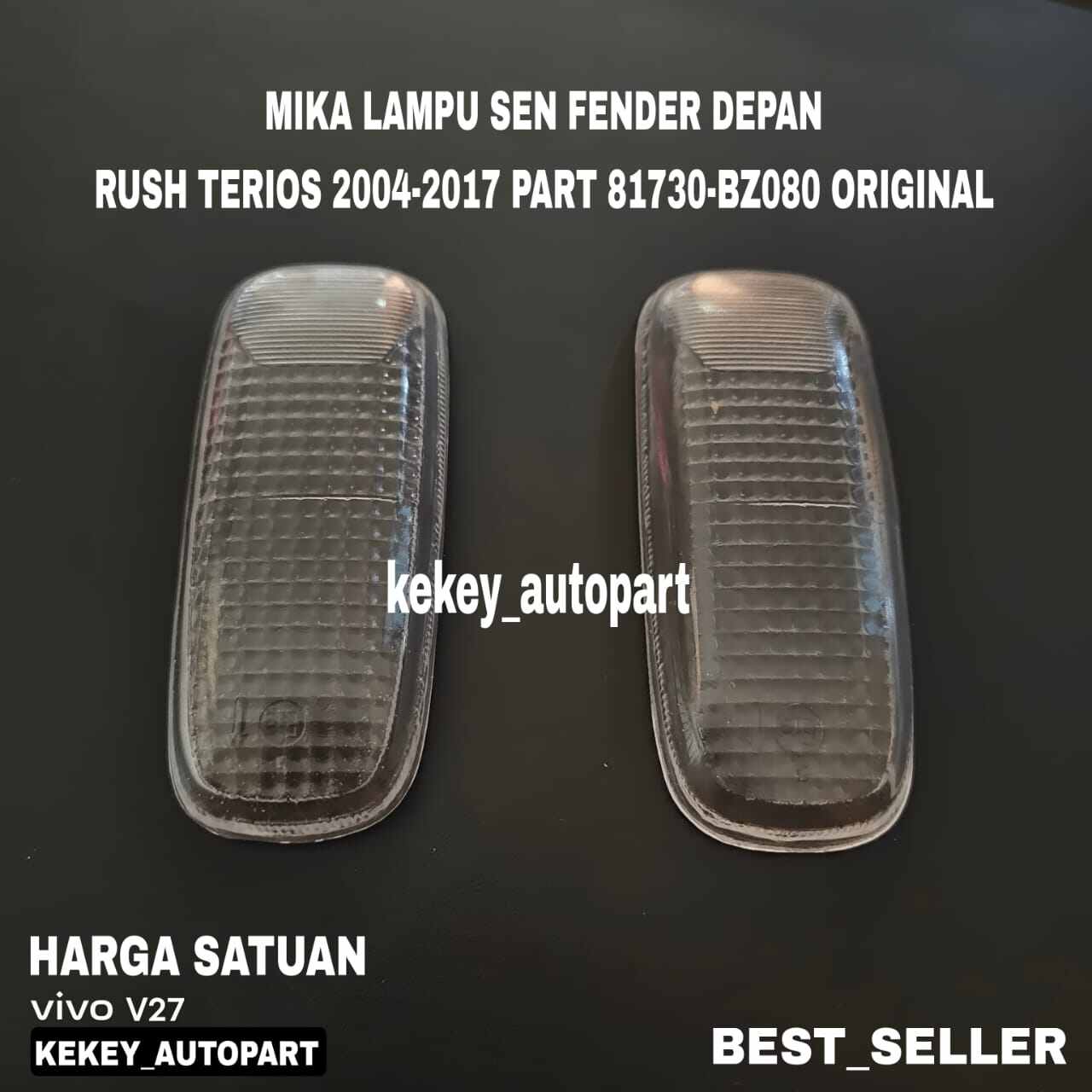 Mika Lampu sen sein samping fender depan RUSH TERIOS 2004-2017 original part 81730-BZ080 Giá 50,000 Đồng*Miễn phí vận chuyển