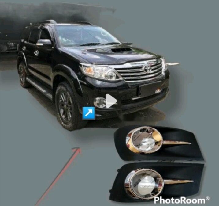 cover foglamp ring fog lamp toyota fortuner 2012-2015 original Harga 500,000 rupiah*Gratis Ongkir