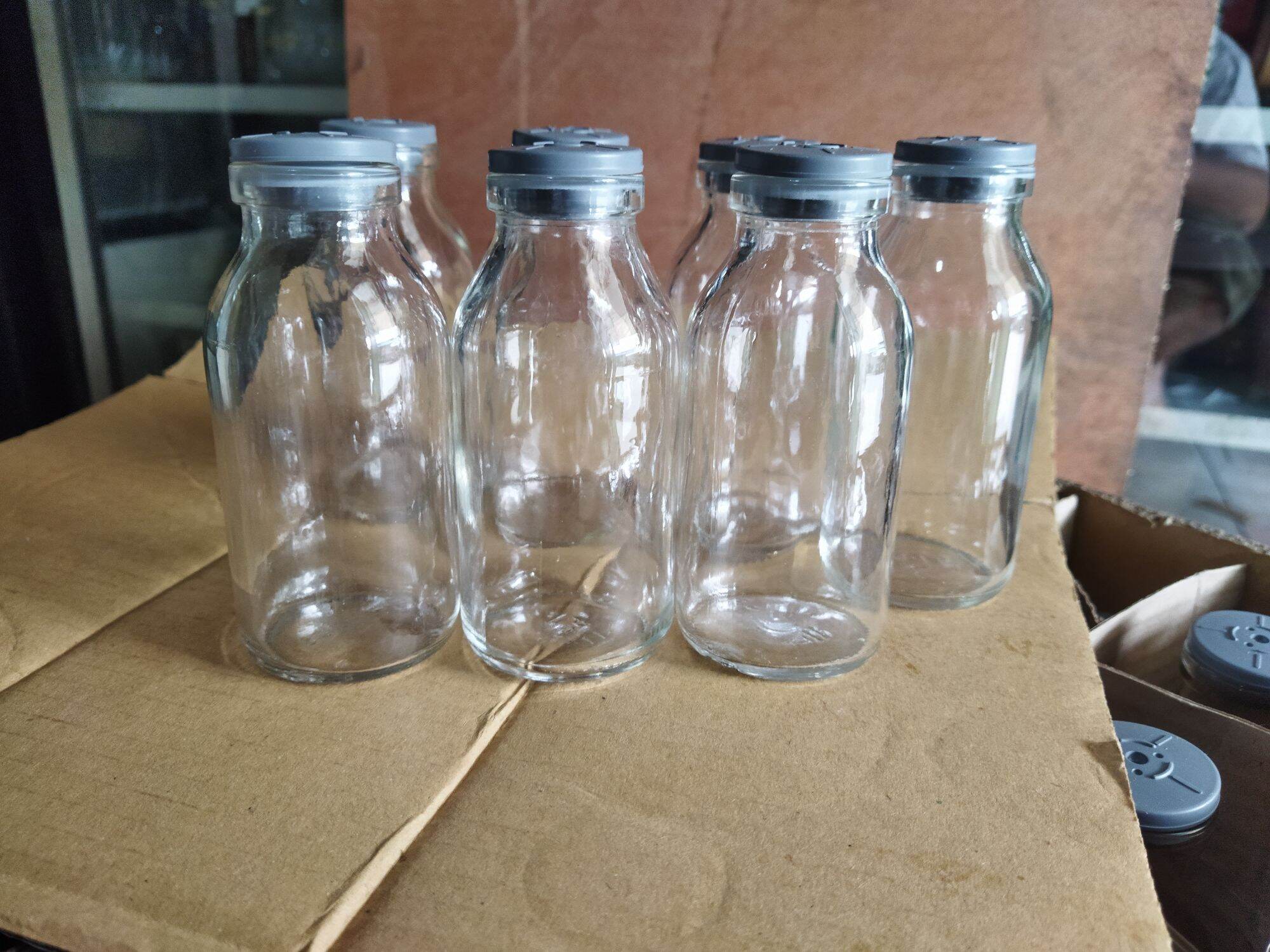 BOTOL ASI 100ML POLOS BOTOL KACA 100ML POLOS TUTUP KARET