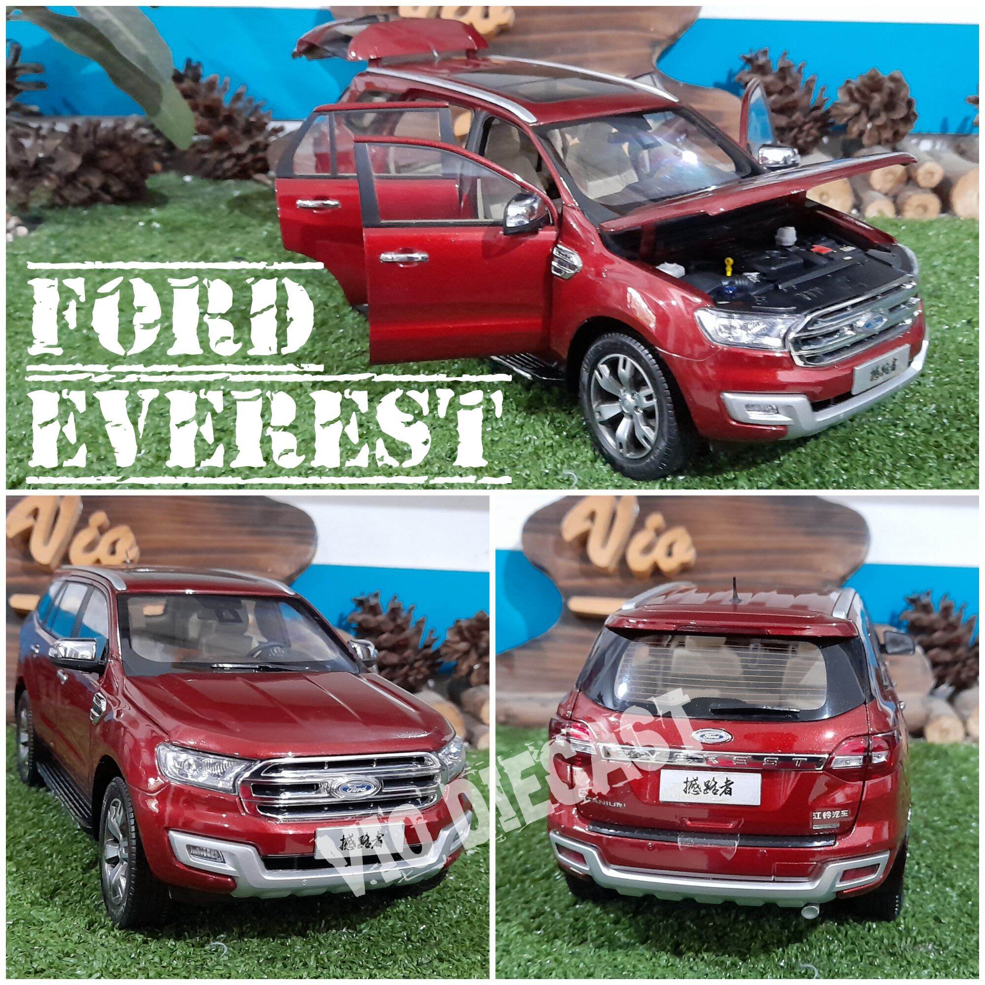 Diecast Miniatur Ford Everest skala 118 Lazada Indonesia