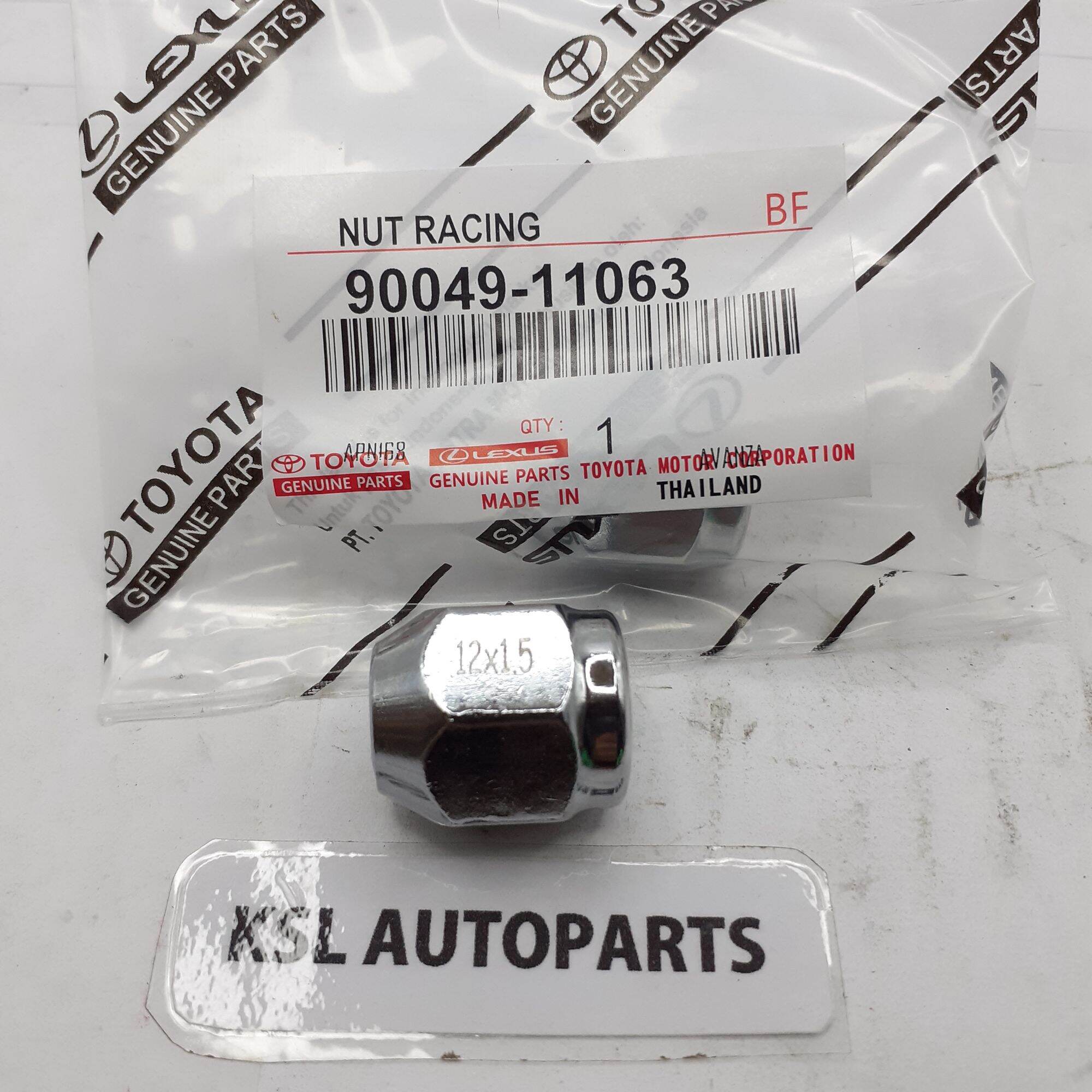 Nut Racing Mur Roda Racing Toyota Avanza,Xenia,Rush,Terios 12x1.5 90049-11063 Giá 12,000 Đồng*Miễn phí vận chuyển