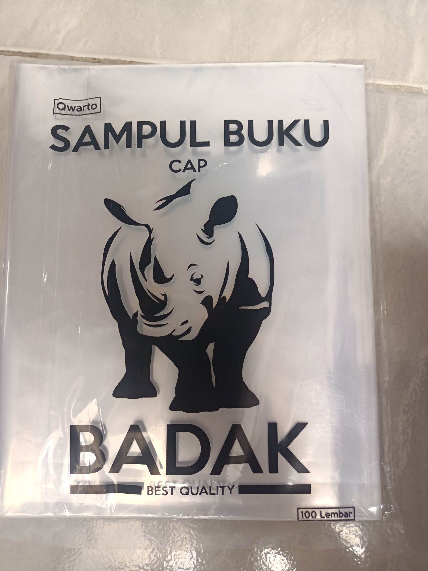 SAMPUL BUKU PLASTIK ISI 100 PCS