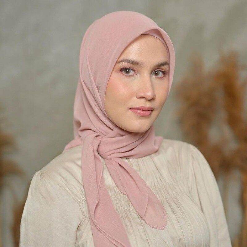 hijab segi-eempat bela squarepolos terlengkap | Lazada
