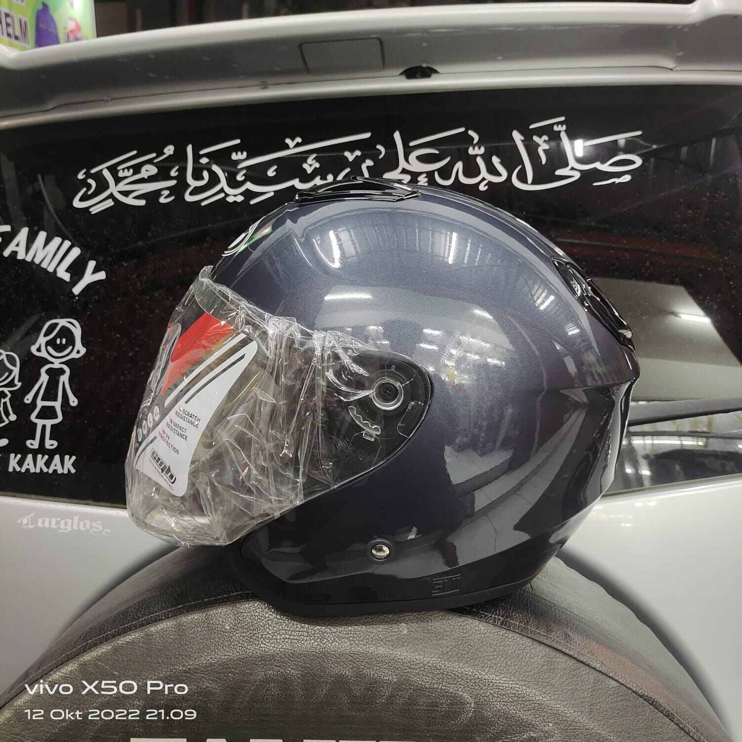 Helm KYT KYOTO Dyr Kyoto Abu abu Lazada Indonesia