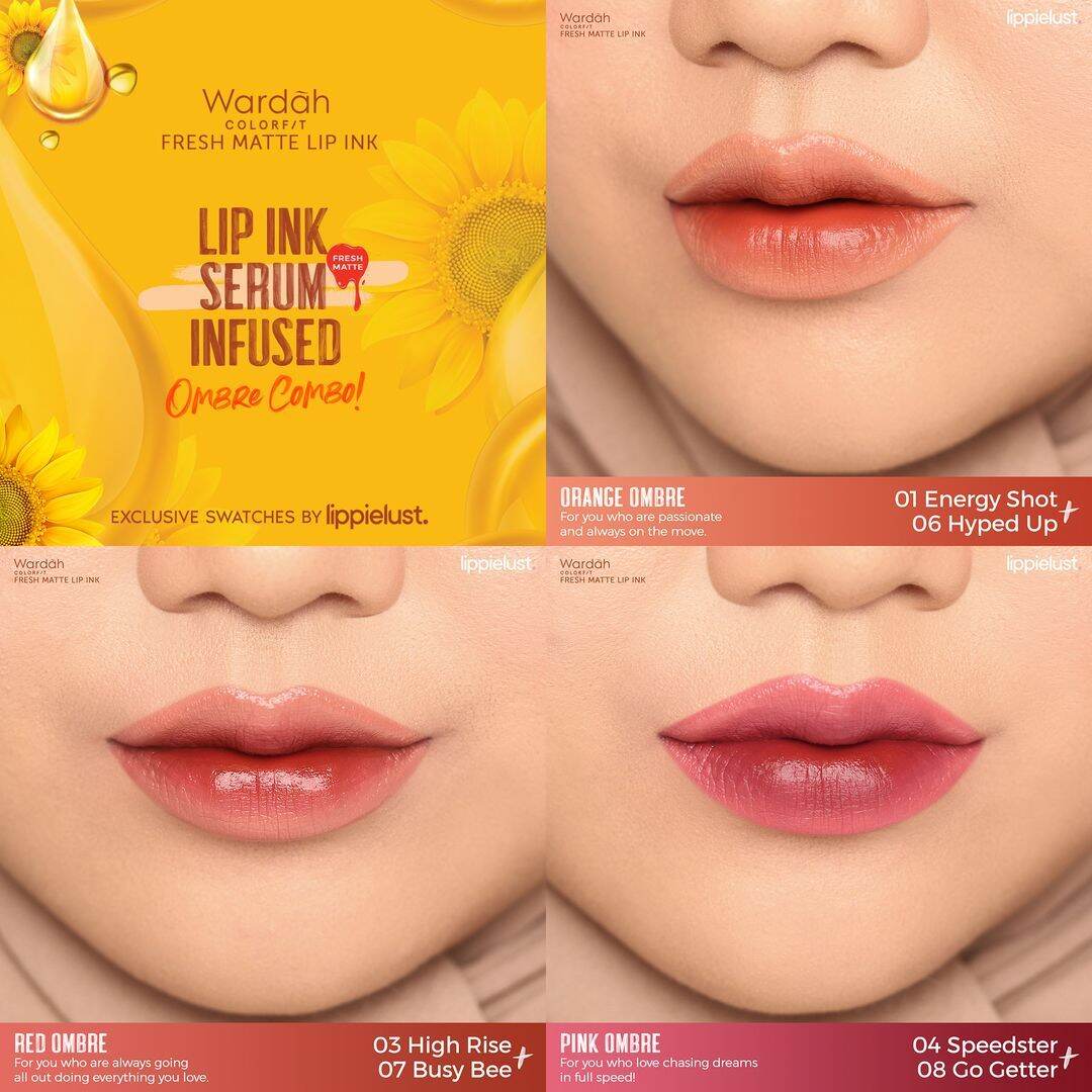 ombre lips wardah colorfit