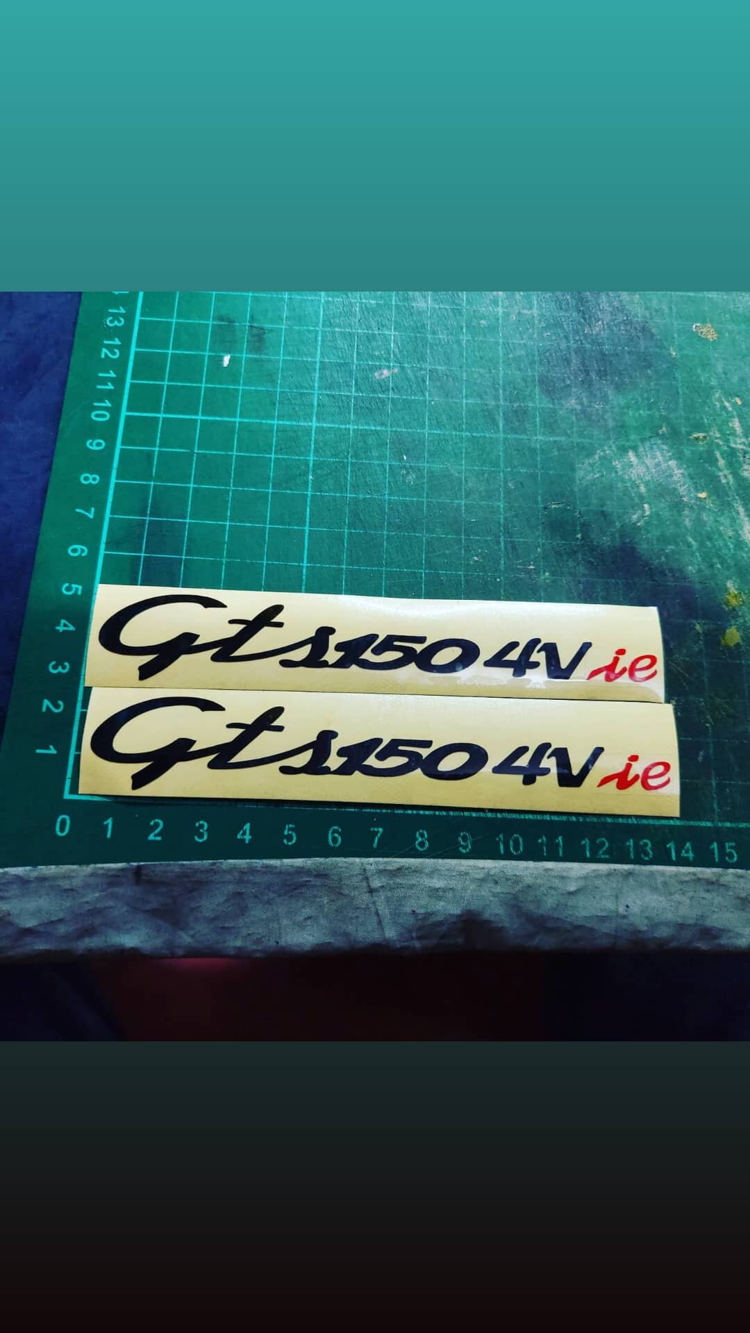 Sticker Cutting Gts 150 4v ie isi 2 pcs Giá 22,000 Đồng*Miễn phí vận chuyển