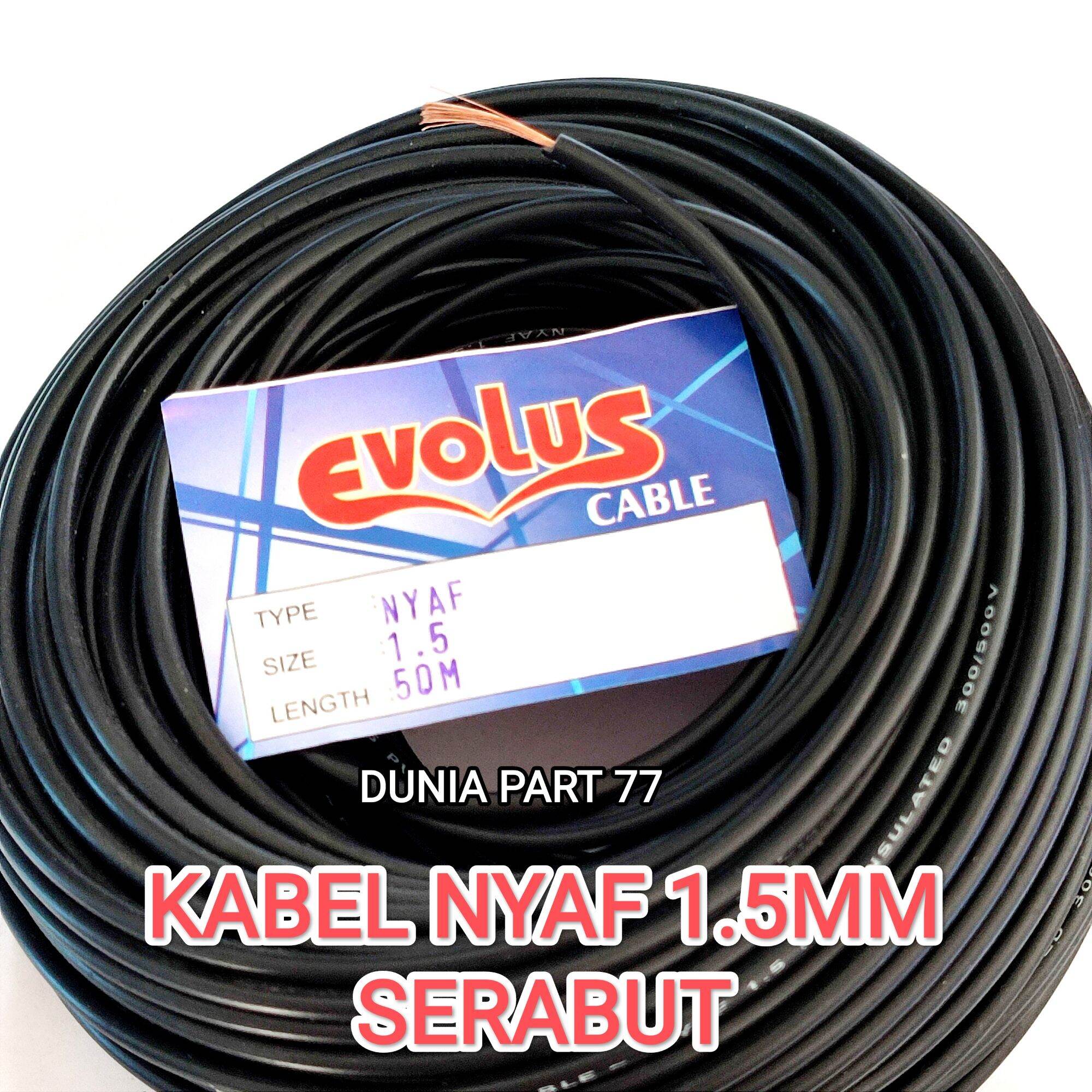 Kabel Nyaf Mm Serabut Harga Per Meter Kabel Mm Tembaga Lazada