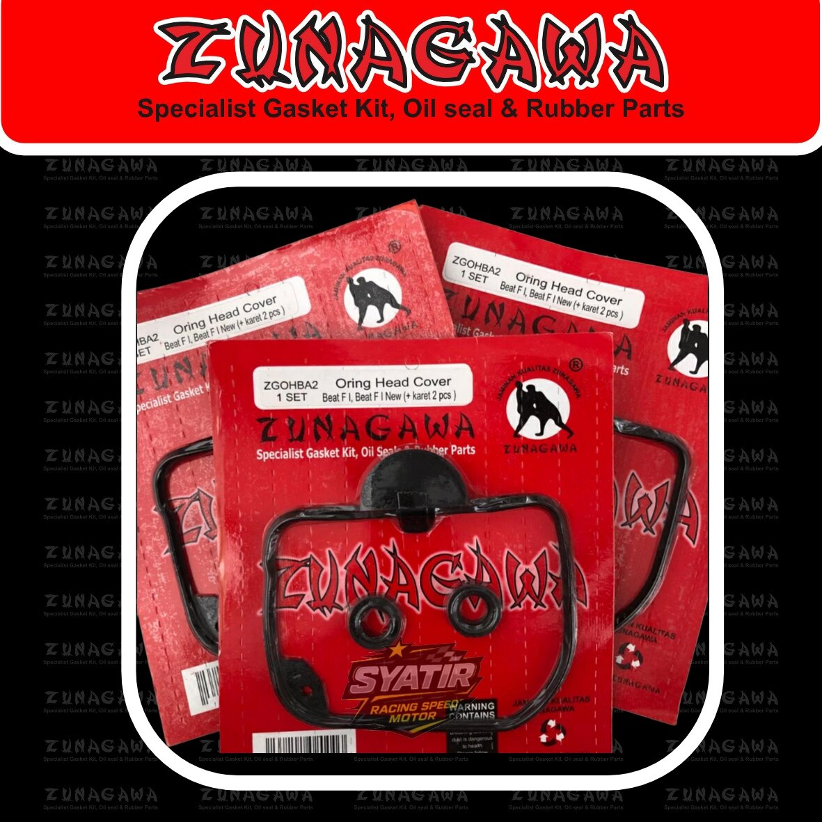O Ring Head Cover Beat Fi, Beat Fia New 1 Set - Original Zunagawa - Ars Parts Giá 17,000 Đồng*Miễn phí vận chuyển