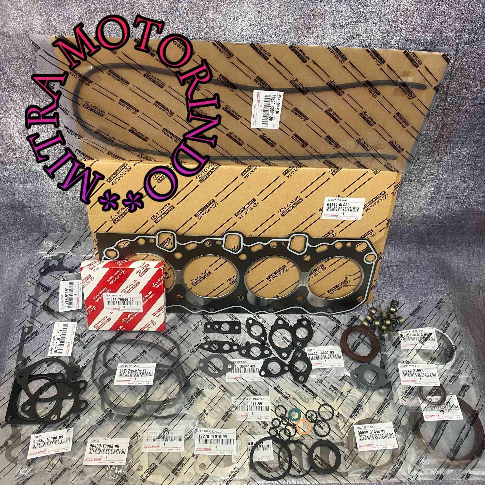 Paking Set/Gasket Engine Set Toyota Innova Diesel 2.5cc 2KD OLD Type A 04111-0L083 Harga  820,000 Ringgit*Penghantaran Percuma
