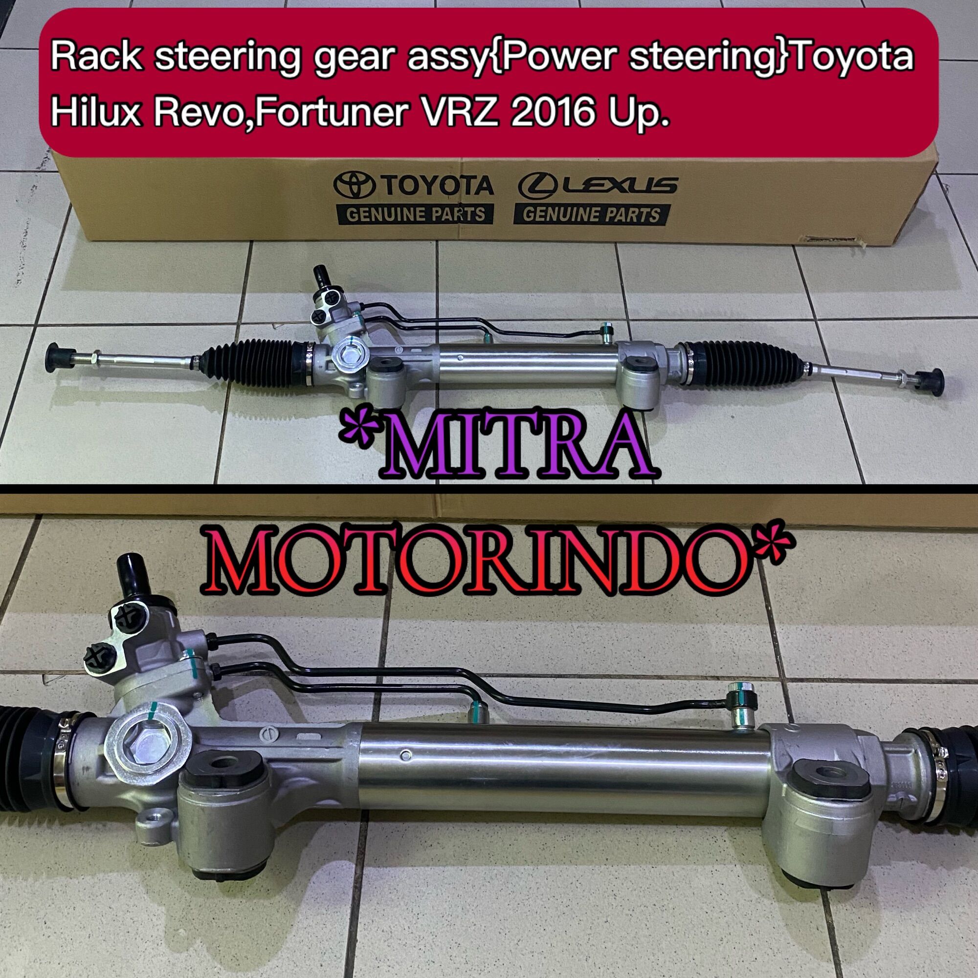 Rack Stir/Power Steering Assy Toyota Hilux Revo/Fortuner VRZ 2016 UP 44250-0K710 Harga 2,750,000 rupiah*Gratis Ongkir