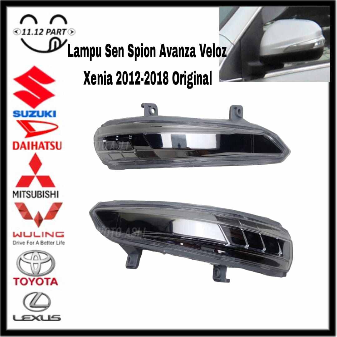 Lampu Sen Spion Veloz Avanza original 2012 2013 2014 2015 2016 2017 2018 Kanan atau Kiri Harga 165,000 rupiah*Gratis Ongkir