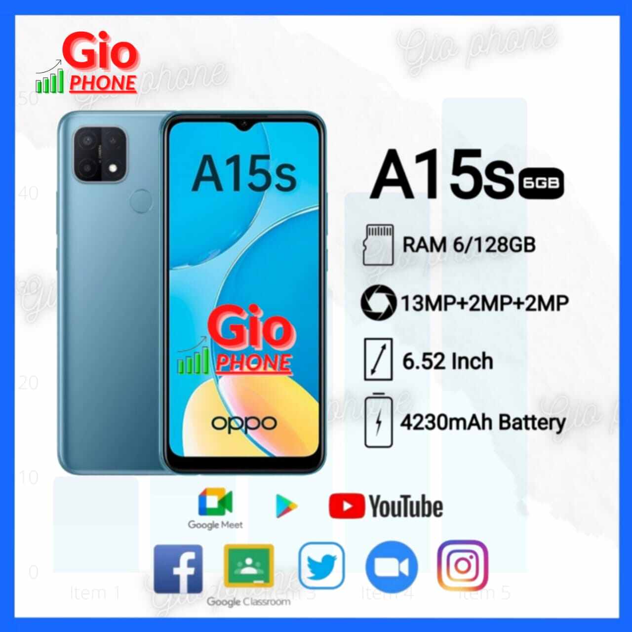 Smartphone A3S & A15S , bisa COD dan kredit Harga 586,000 rupiah*Gratis Ongkir