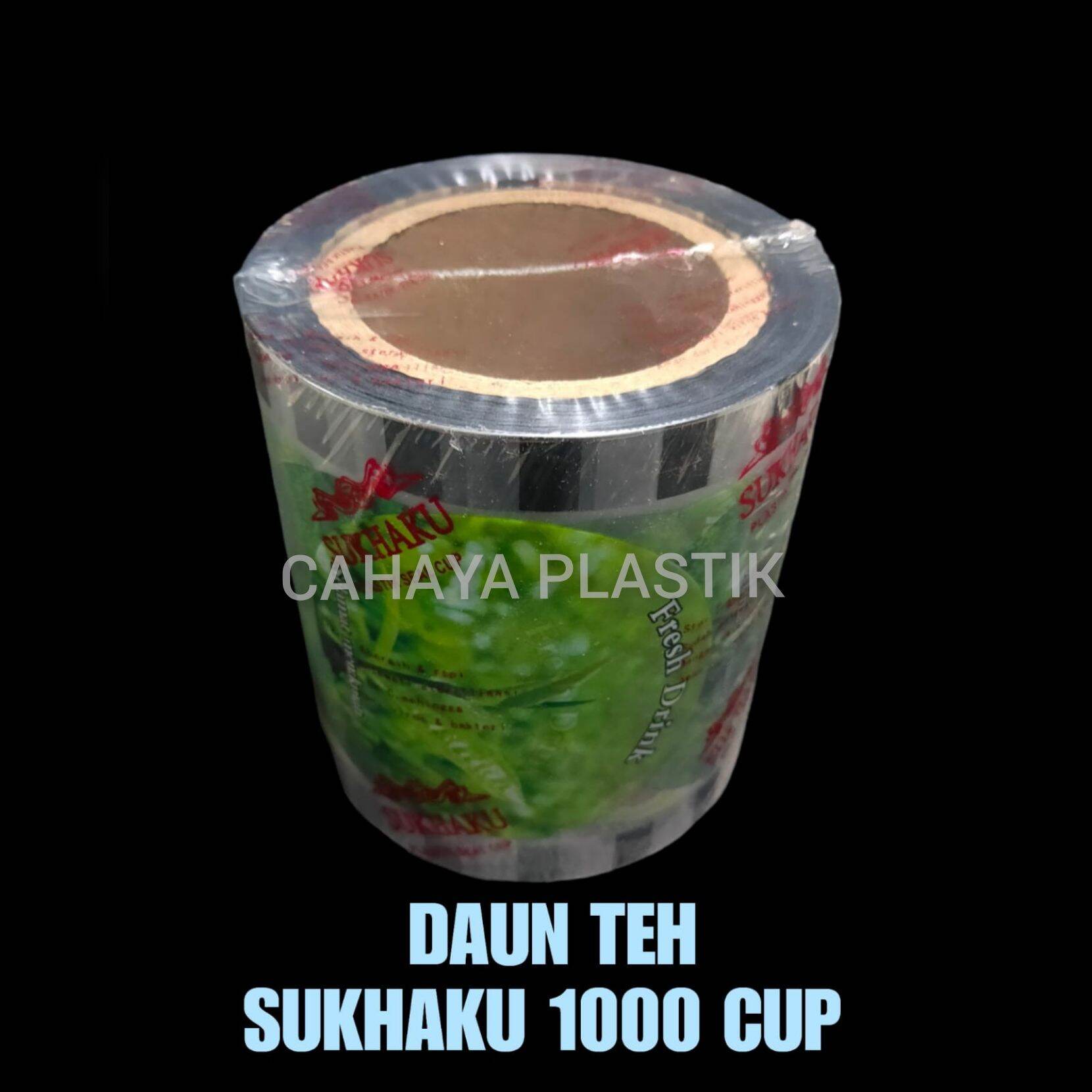 Cup Lid Sealer Seal Cup 1000 Cup Plastik Tutup Gelas Buah Kartun Daun Teh Polos 1000 Cup 3515